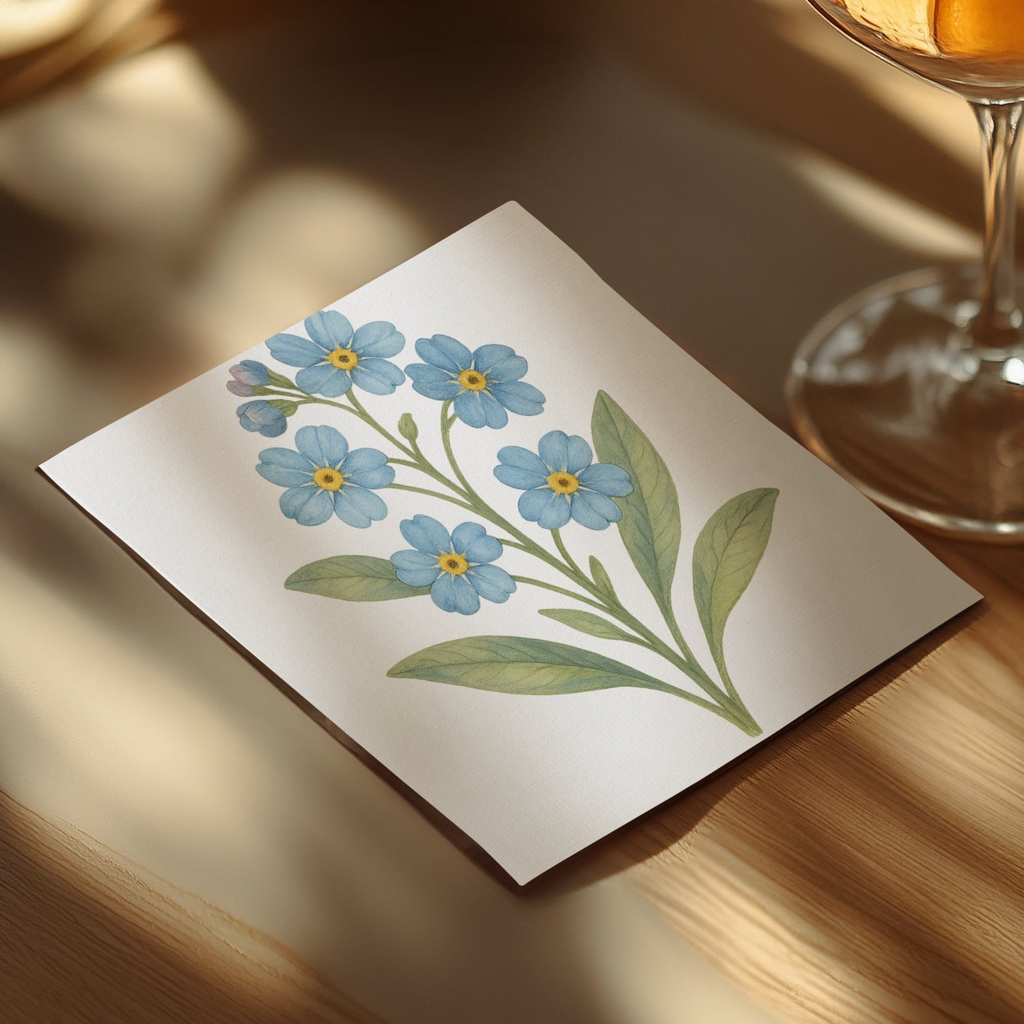Beautiful Illustrated Floral Greeting Card product