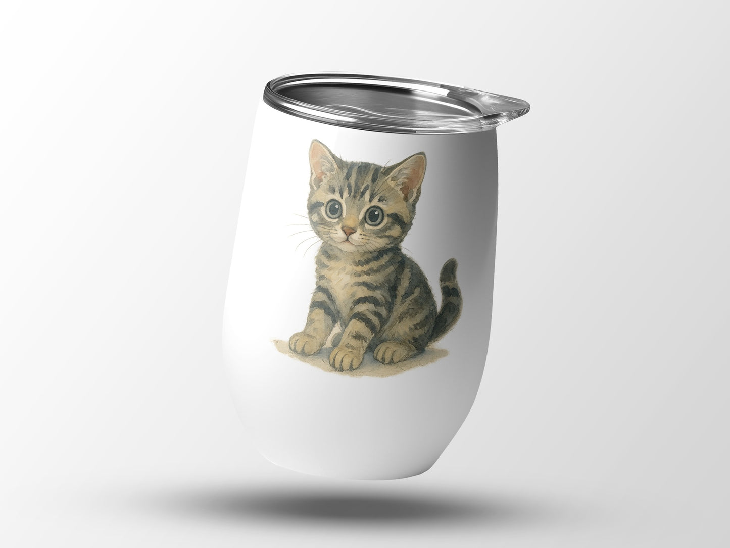 Cute Kitten Art Insulated Tumbler Drinkware Product