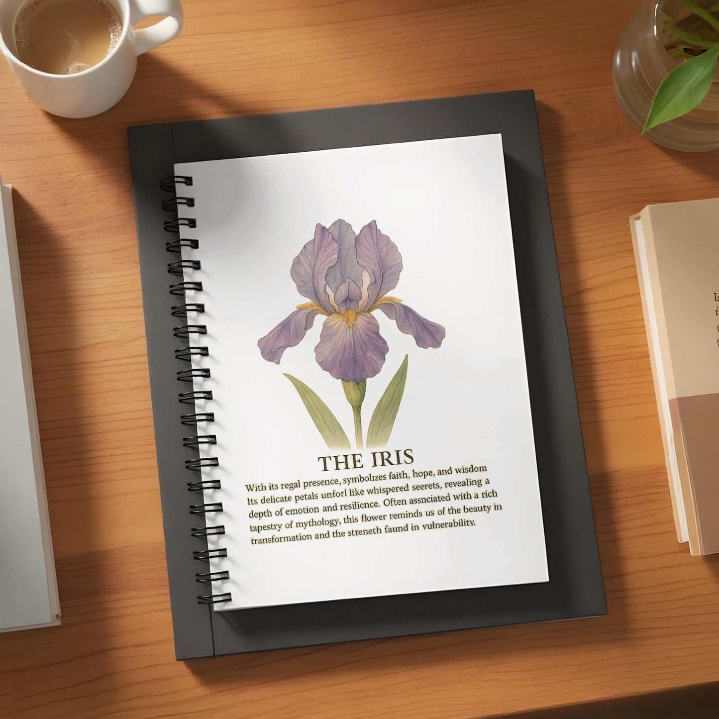 Elegant Iris Flower Art Print for Home Decor product type