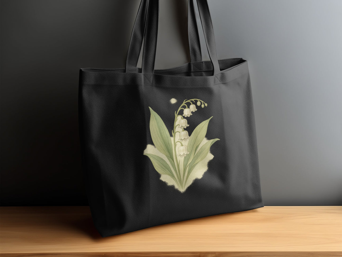 Elegant Lily of the Valley Design Tote Bag product