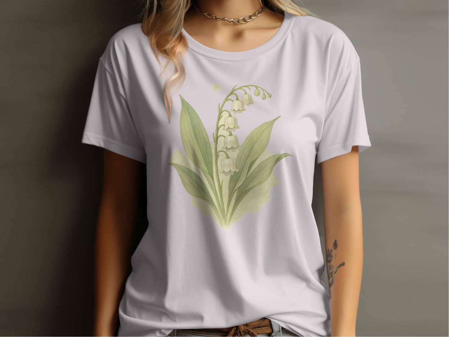 Elegant Lily of the Valley Graphic Tee product type