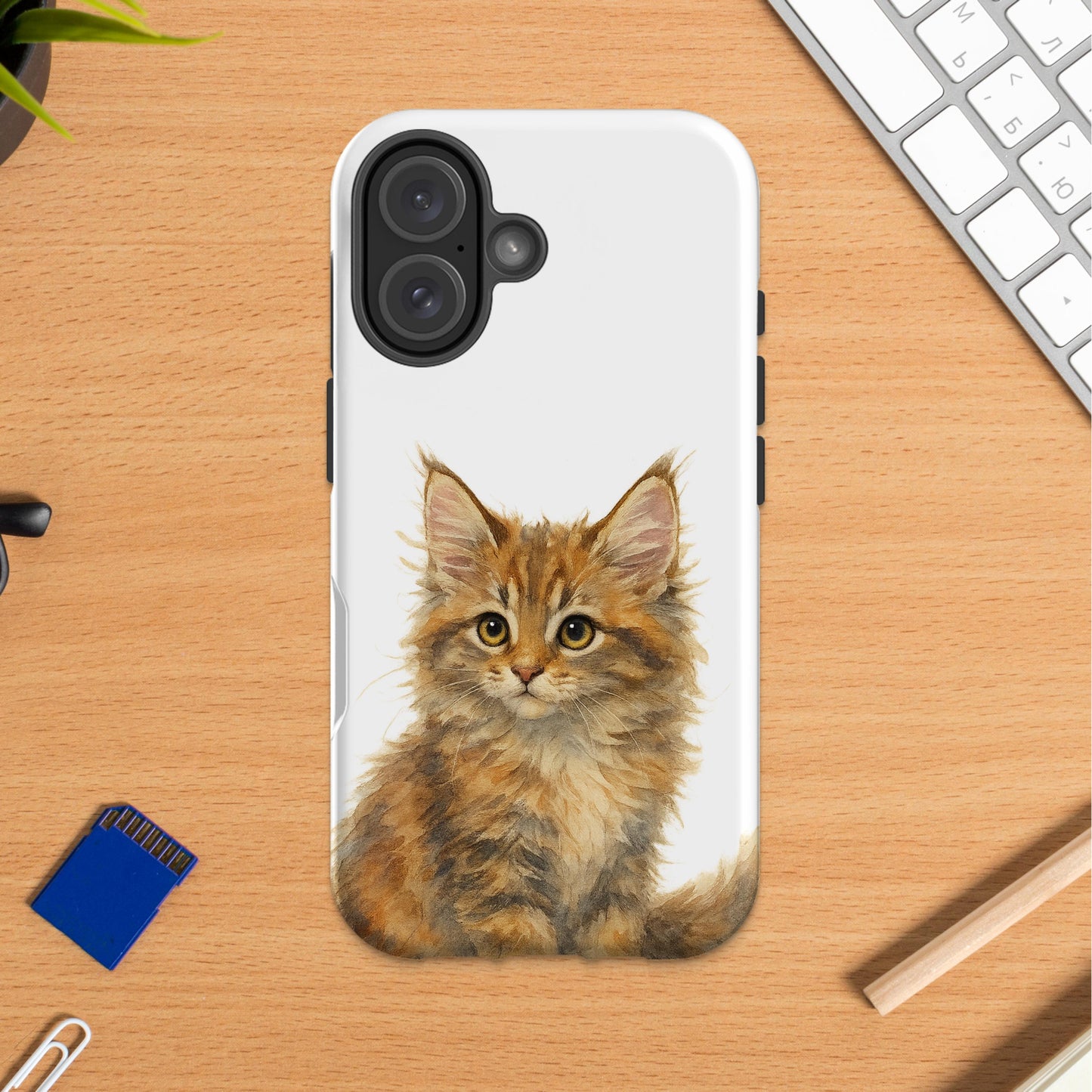 Adorable Kitten Design Phone Case Accessory product type