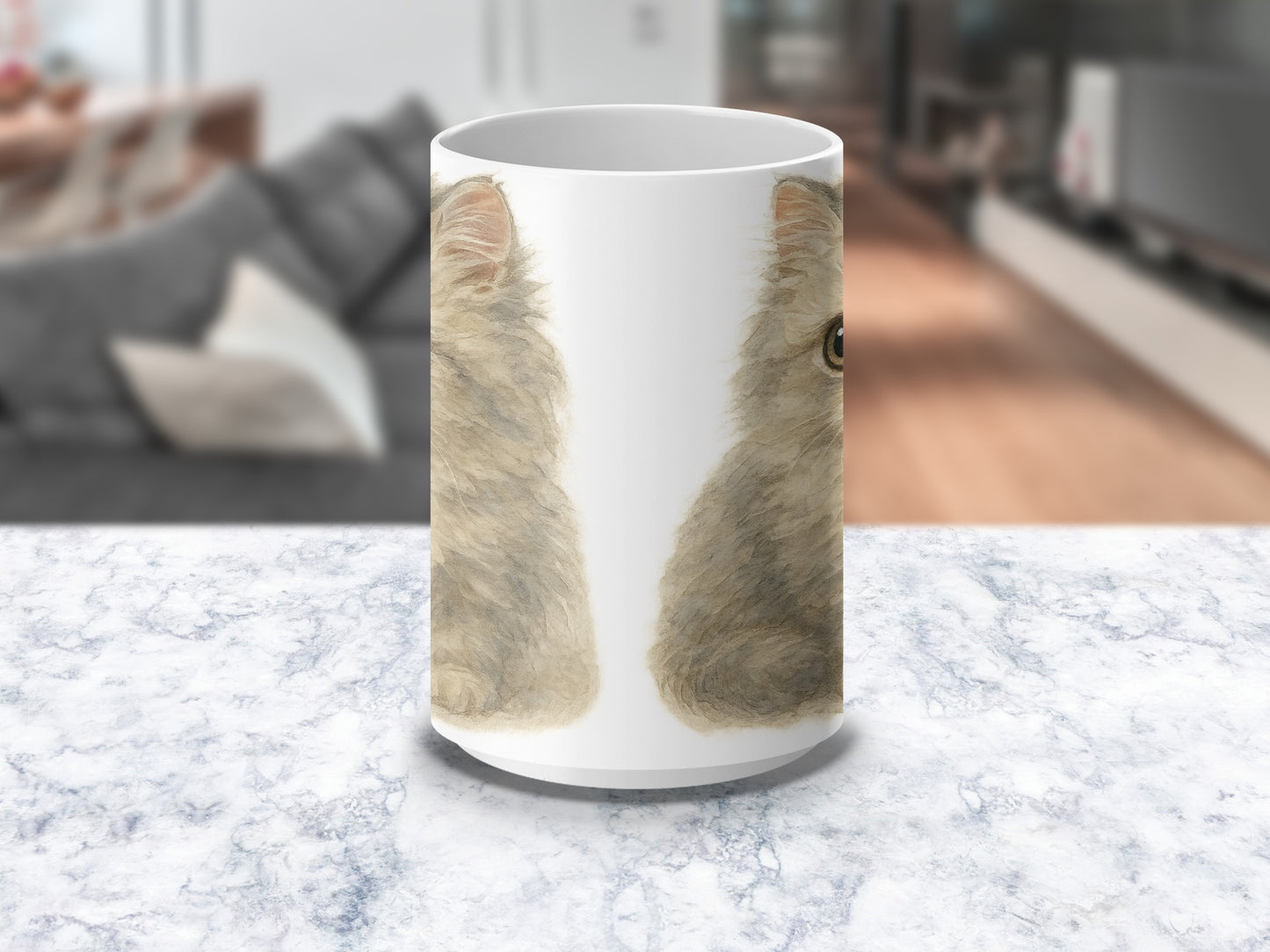 Adorable Cat Print Wrap Around Coffee Mug product type
