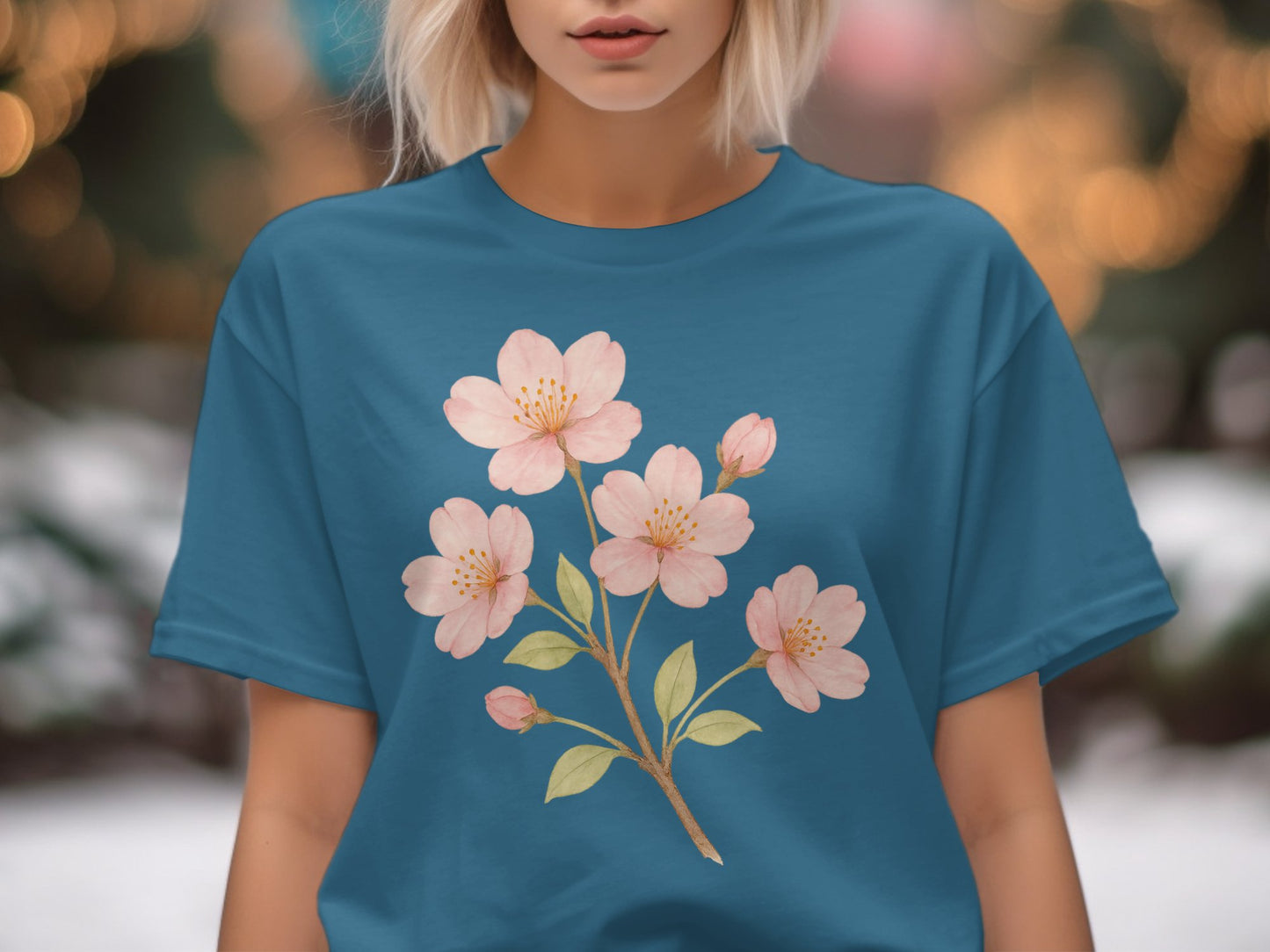 Beautiful Sakura Blossom Design T-Shirt product type