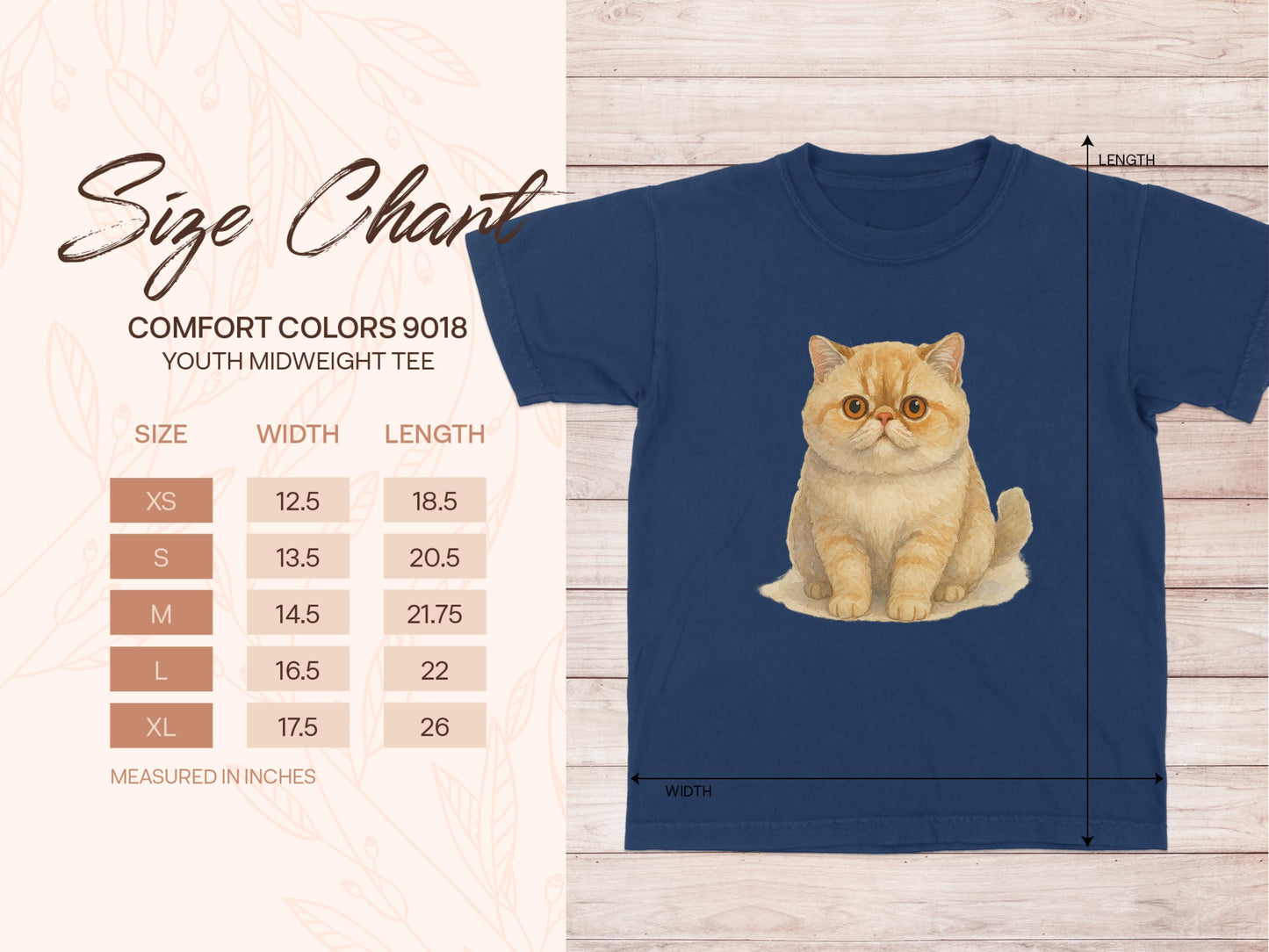 Cute Cartoon Cat Graphic Youth Midweight Tee product