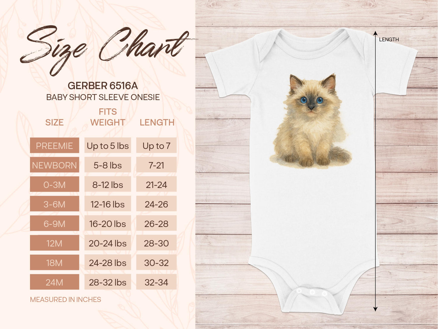 Adorable Fluffy Cat Graphic Design Onesie product