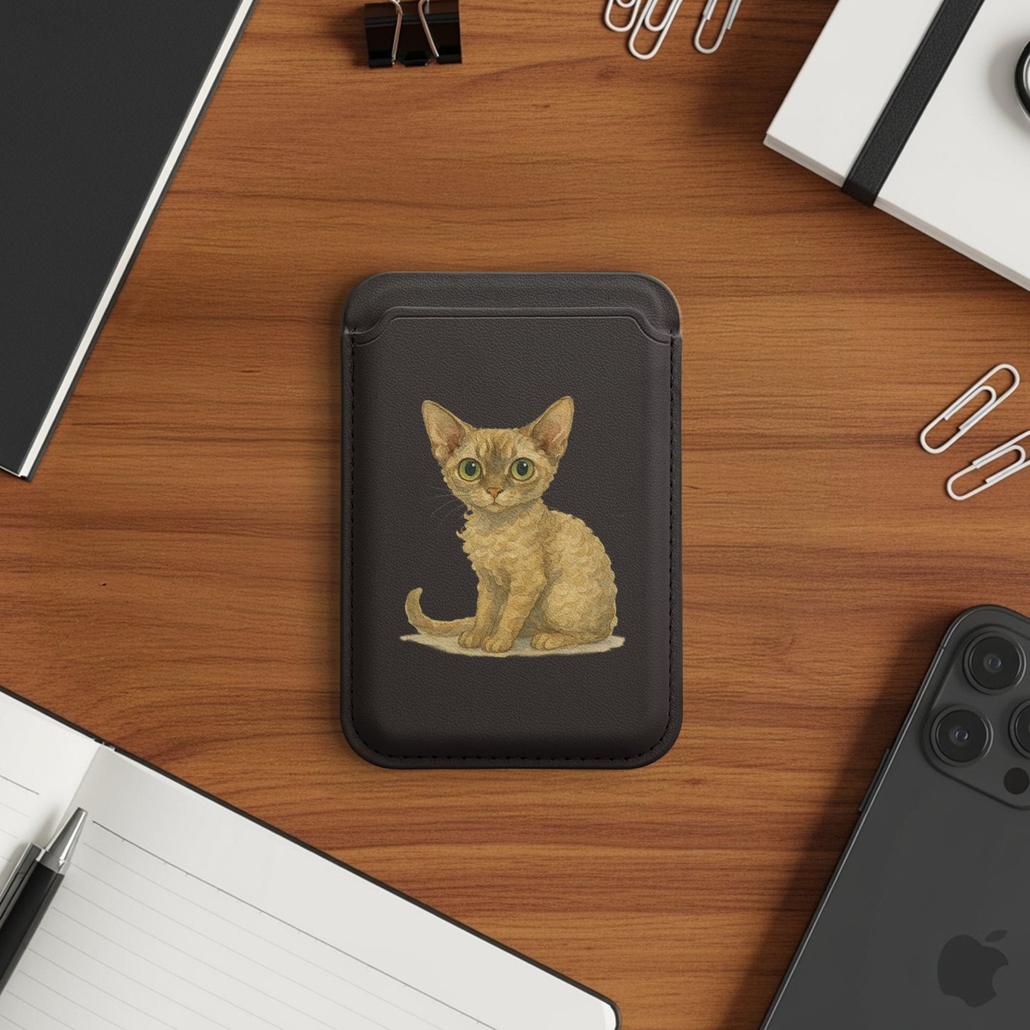 Adorable Kitten Print Card Holder for Cat Lovers product