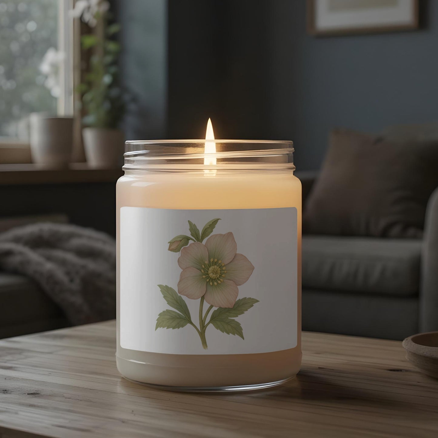 Nature Inspired Floral Scented Wax Candle product