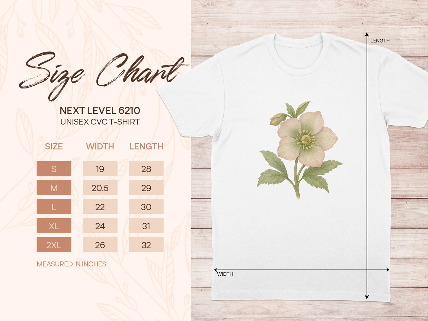 Floral Graphic White Unisex T-Shirt Fashion Tee product type