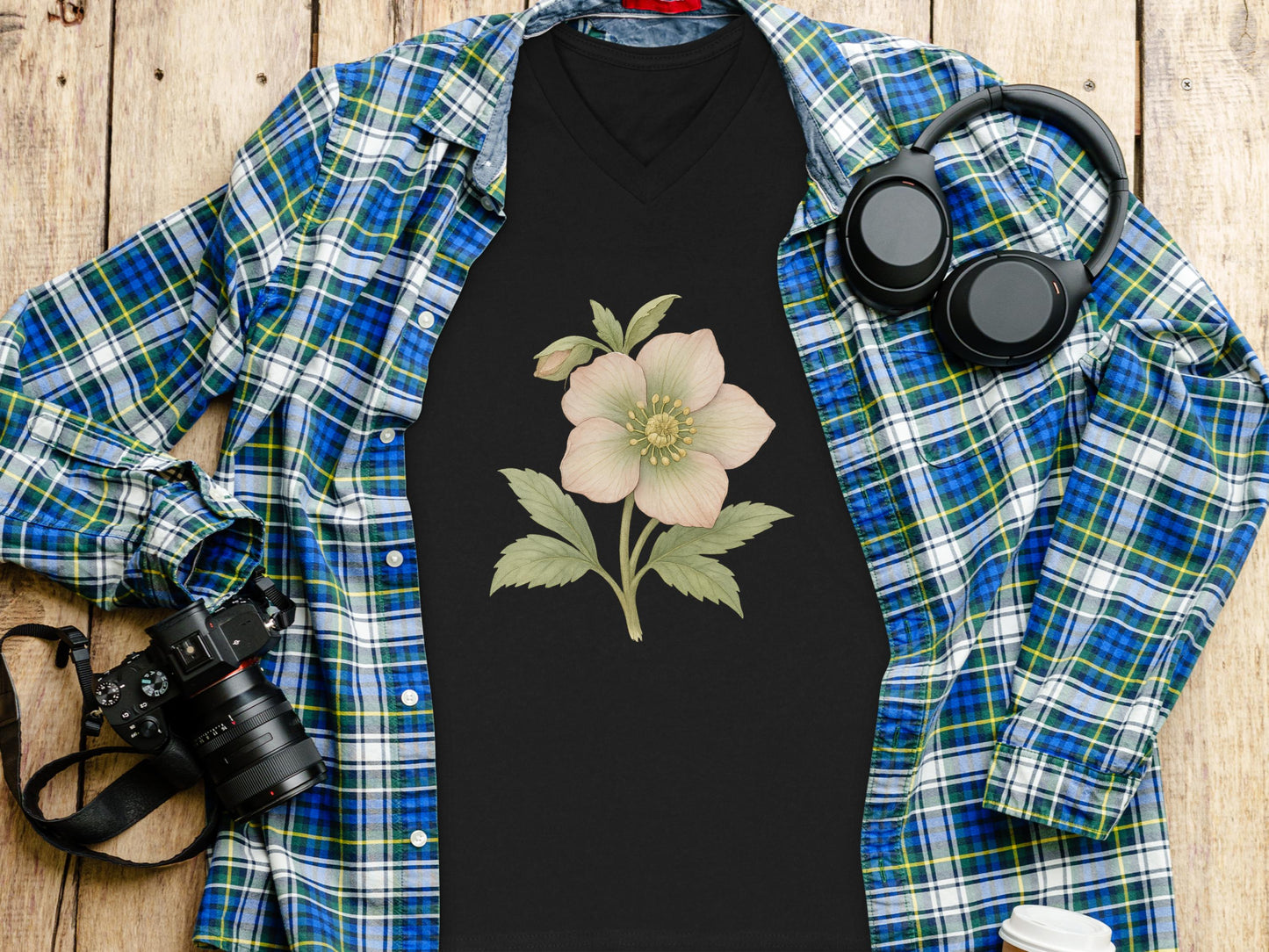 Floral Vintage Long Sleeve Shirt for Casual Wear product