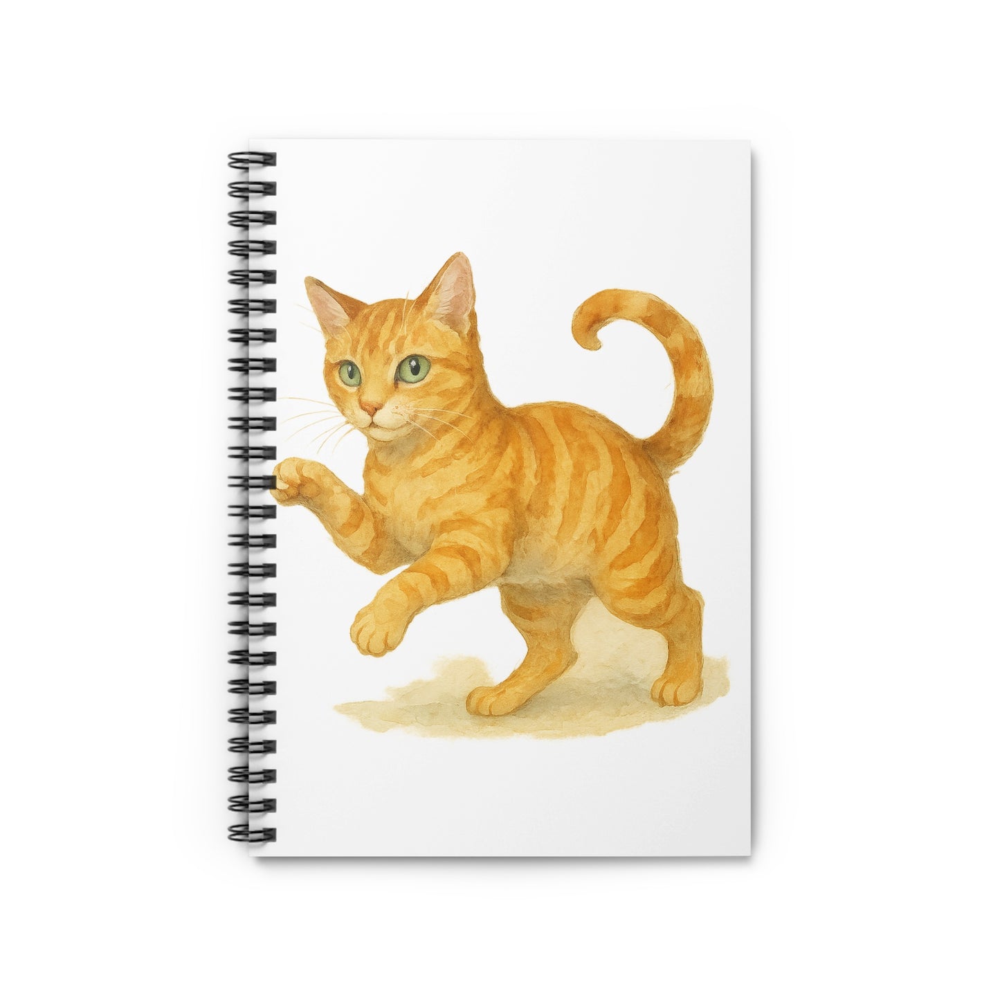 Playful Ginger Cat Spiral Bound Notebook product type