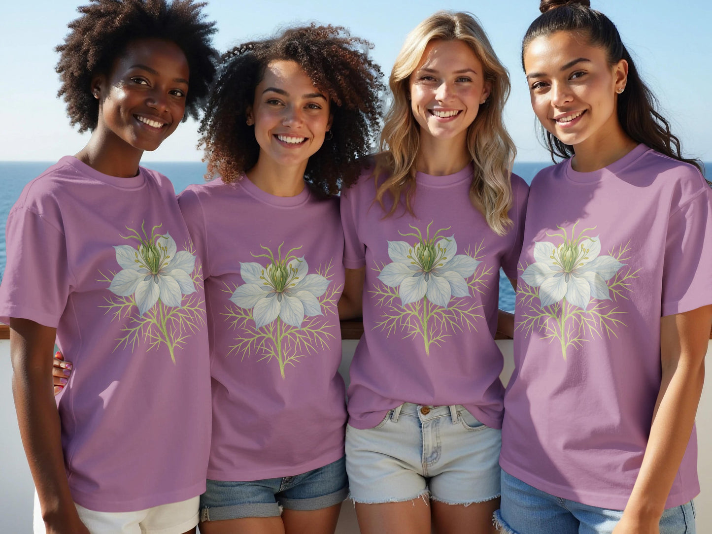 Beautifully Designed Floral Print T-Shirt product