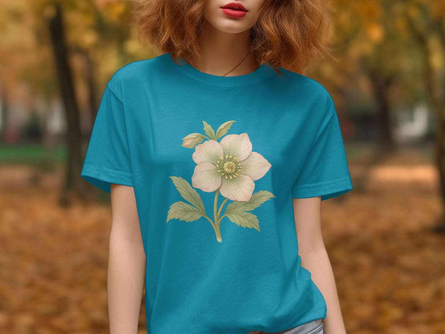 Floral Graphic Blue Short Sleeve Shirt product type