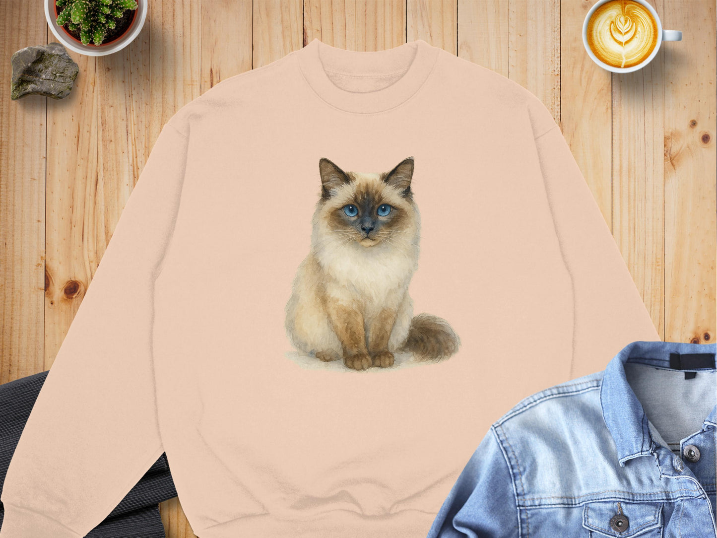 Cozy Cat Themed Sweatshirt Perfect Gift Product