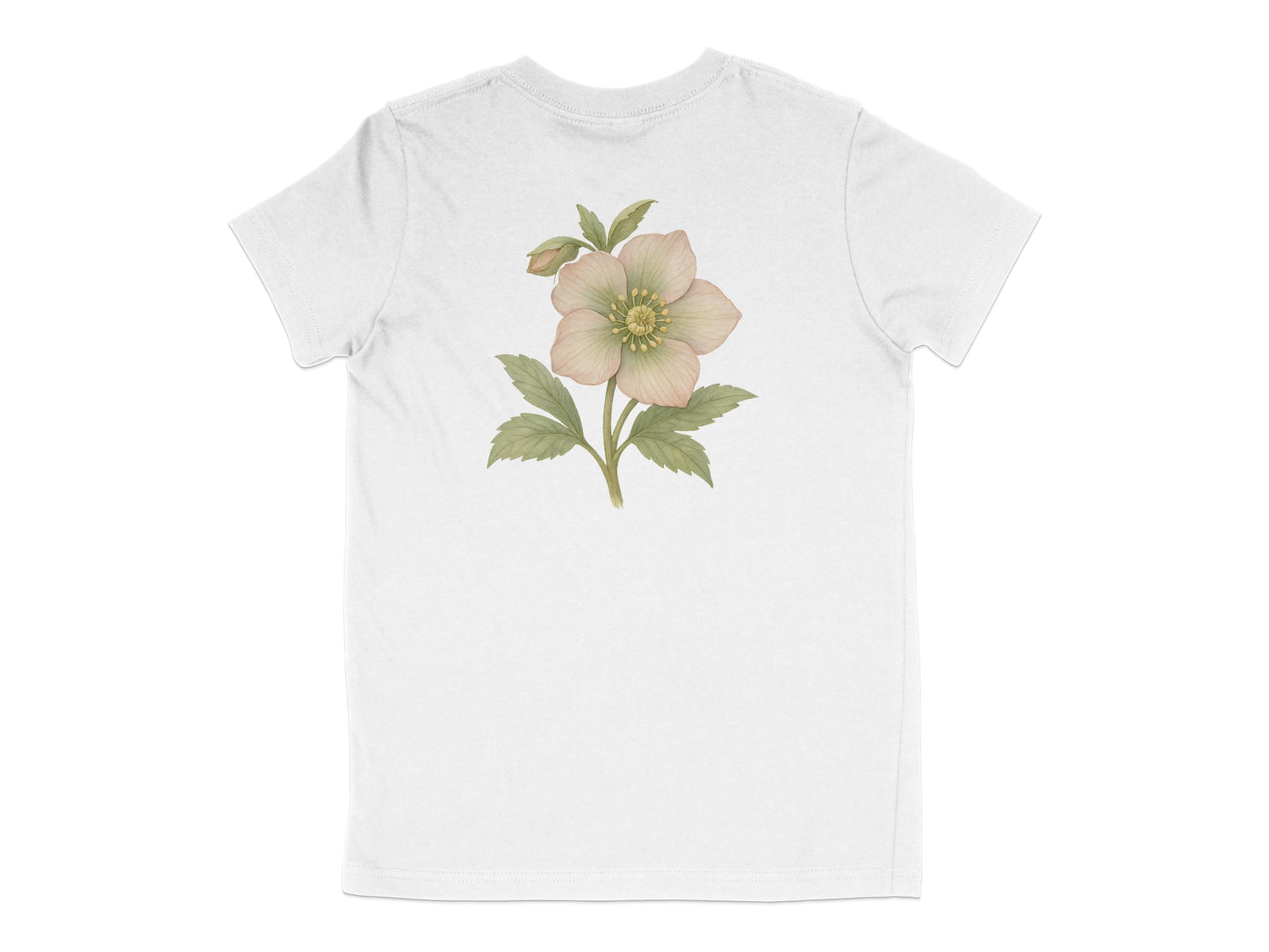 Elegant Floral Print White T-Shirt Product type
