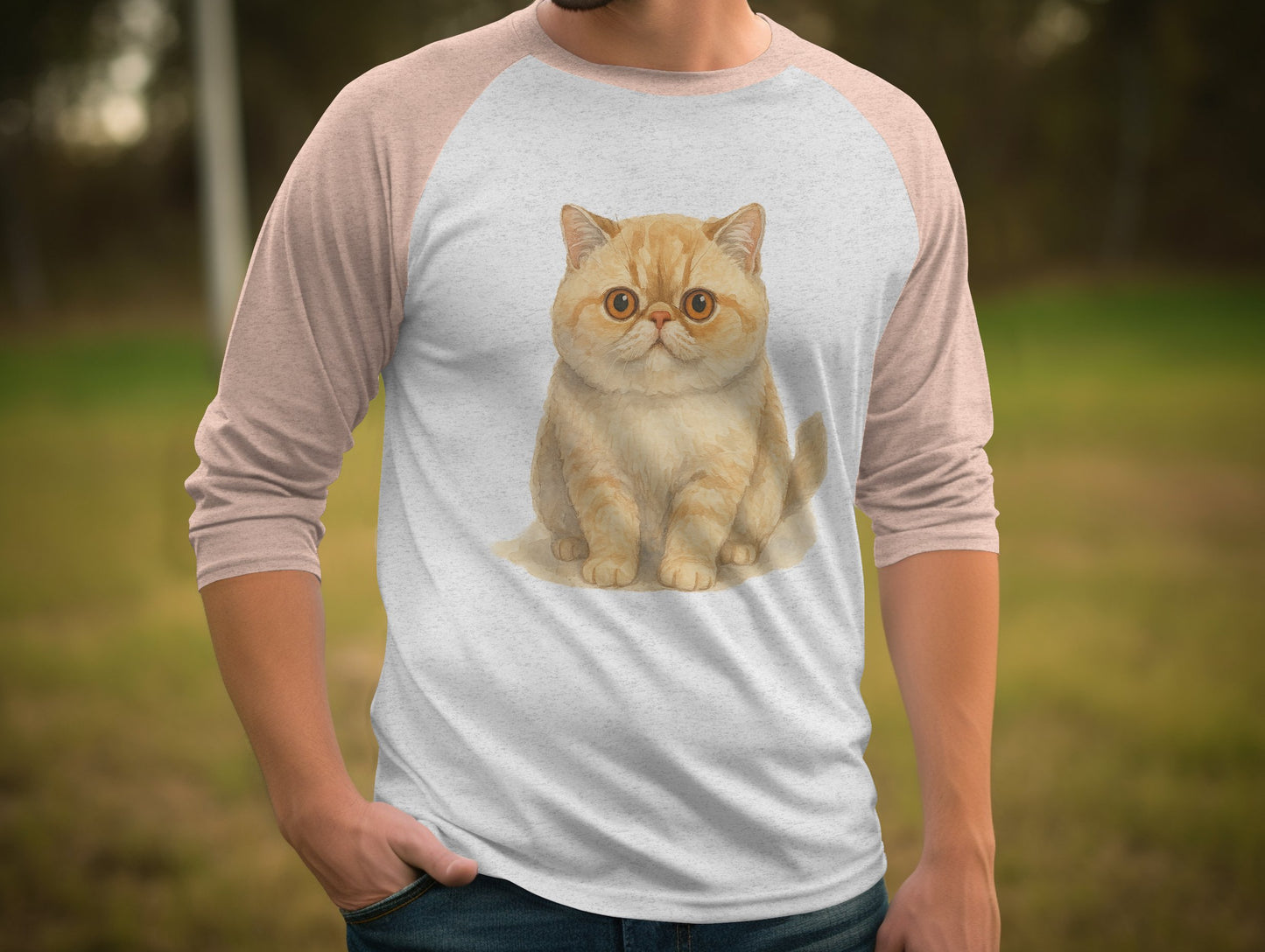 Cute Cartoon Cat Design Long Sleeve Shirt product type