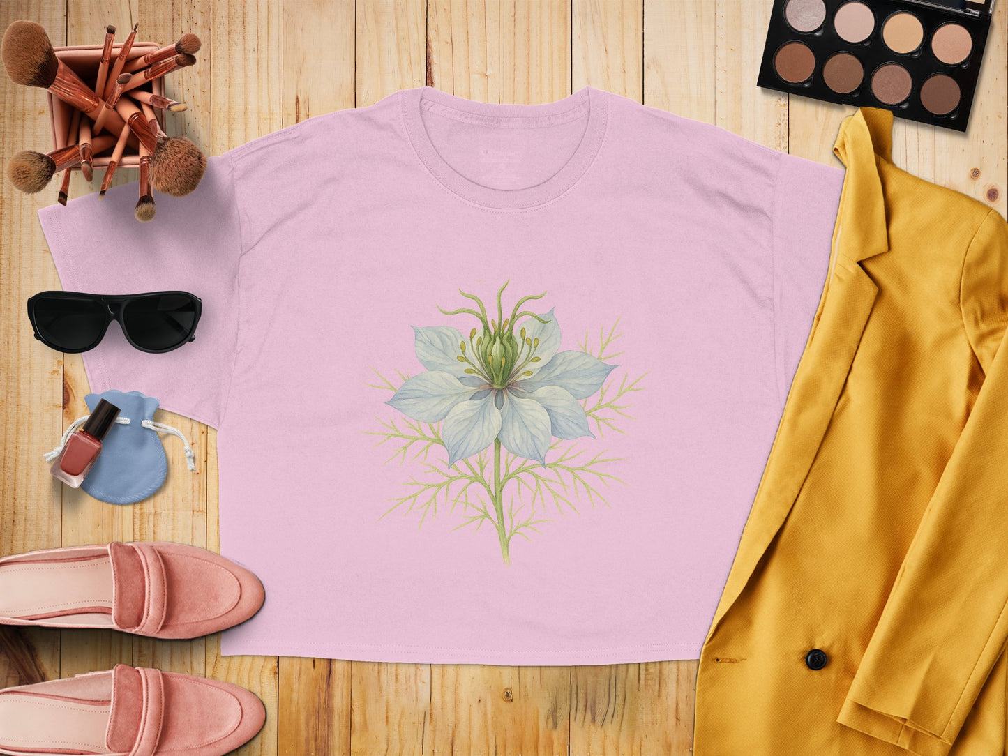 Stylish Pink Top with Floral Print design product type