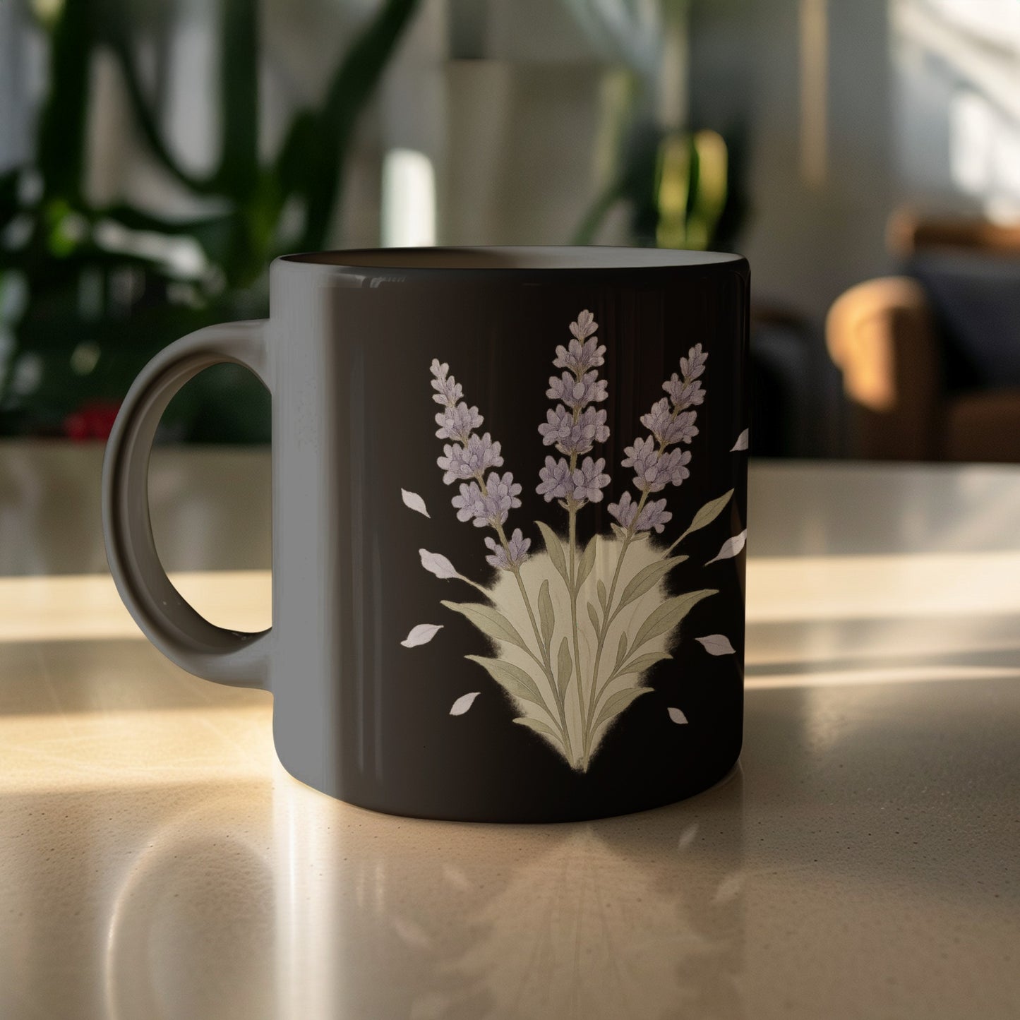 Elegant Floral Design Ceramic Mug Product Type