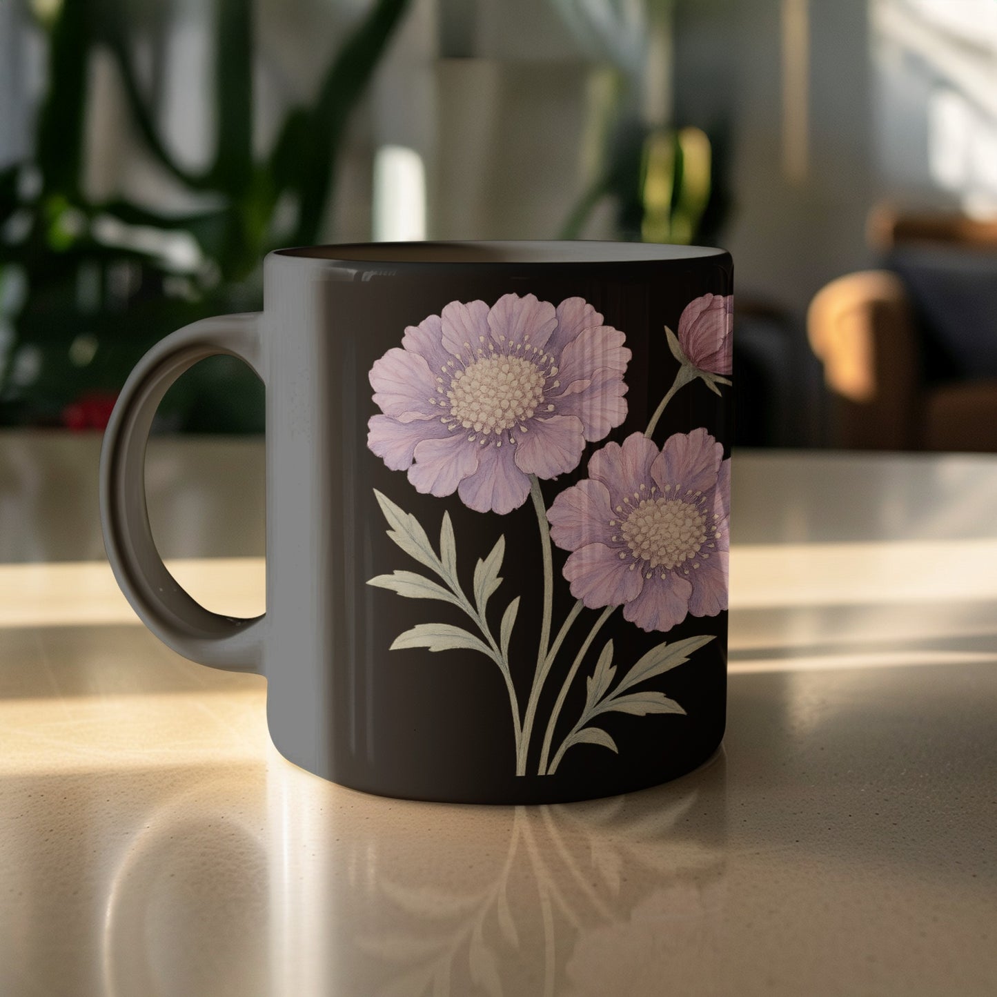 Pink Blossom Floral Design Coffee Mug product
