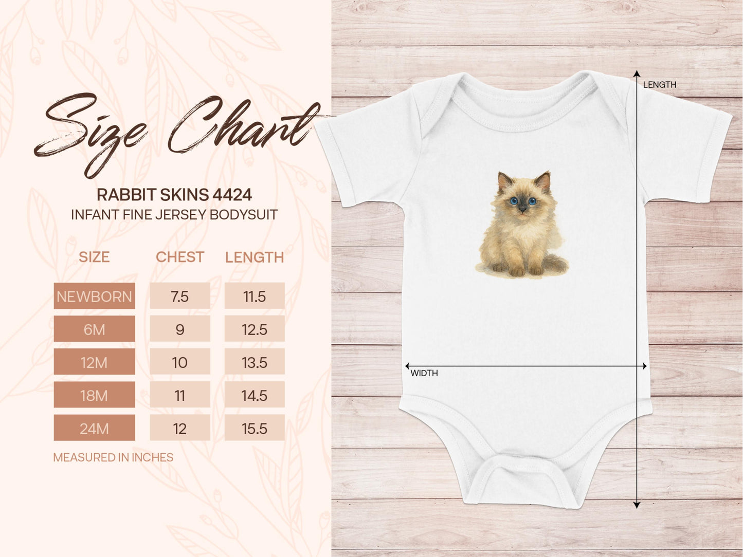 Cute Blue-Eyed Kitten Infant Fine Jersey Bodysuit product