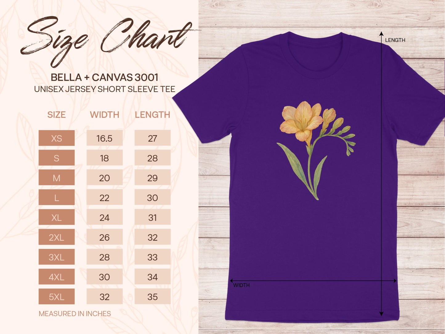 Purple T-Shirt With Yellow Flower Design product type