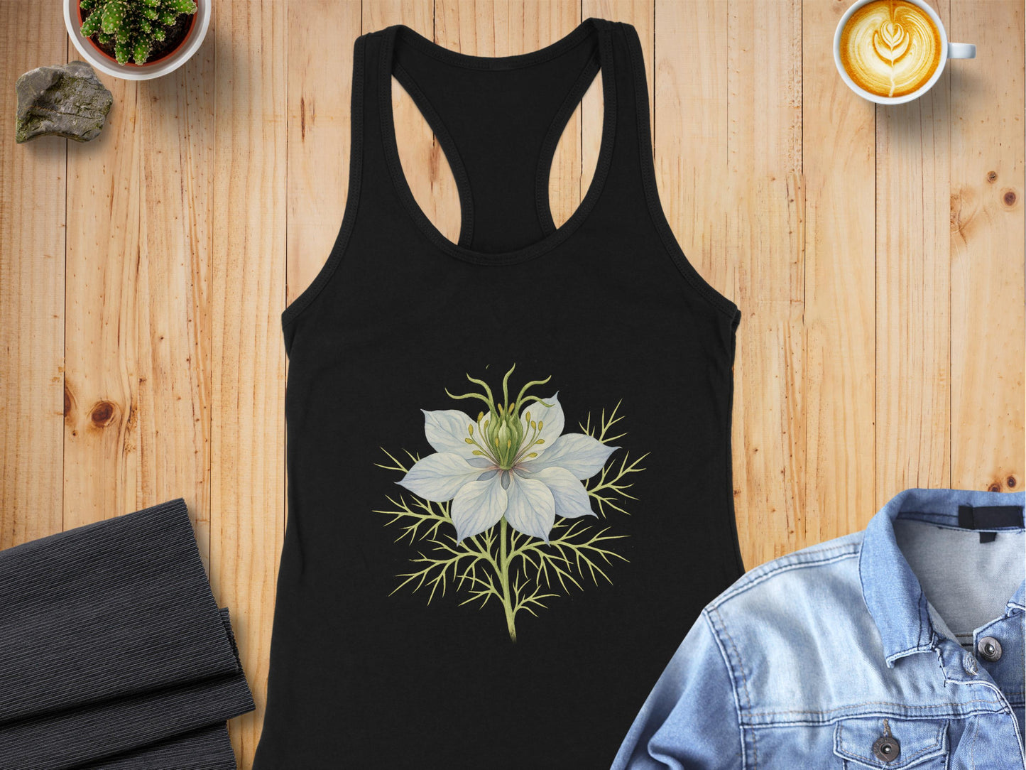 Floral Design Sleeveless Top Tank Fashion product