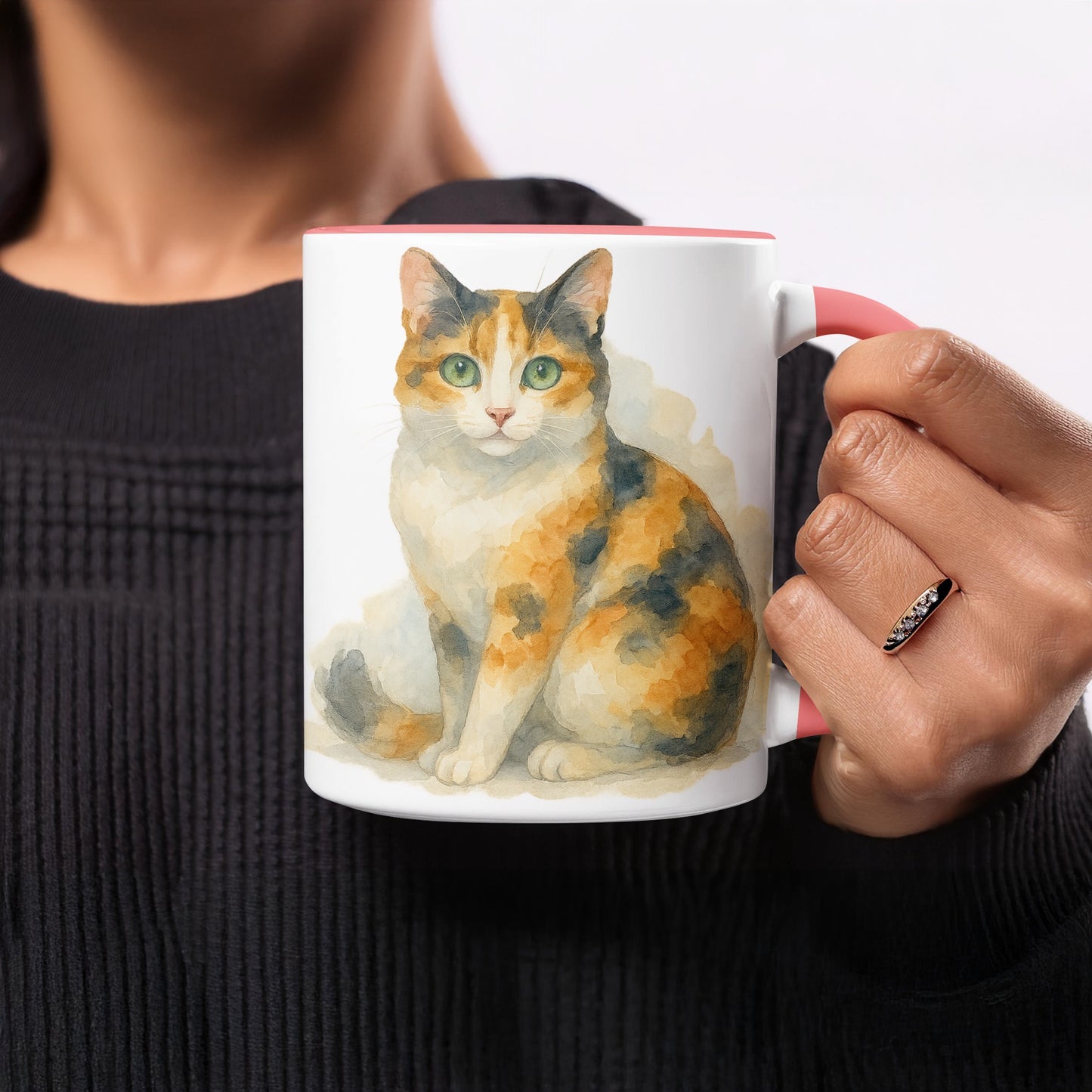 Calico Cat Artwork Coffee and Tea Mug product