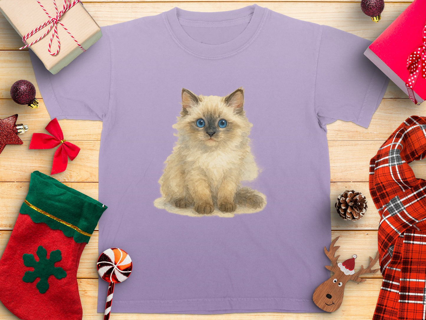 Cute Kitten Illustration T Shirt Perfect Giftable Product