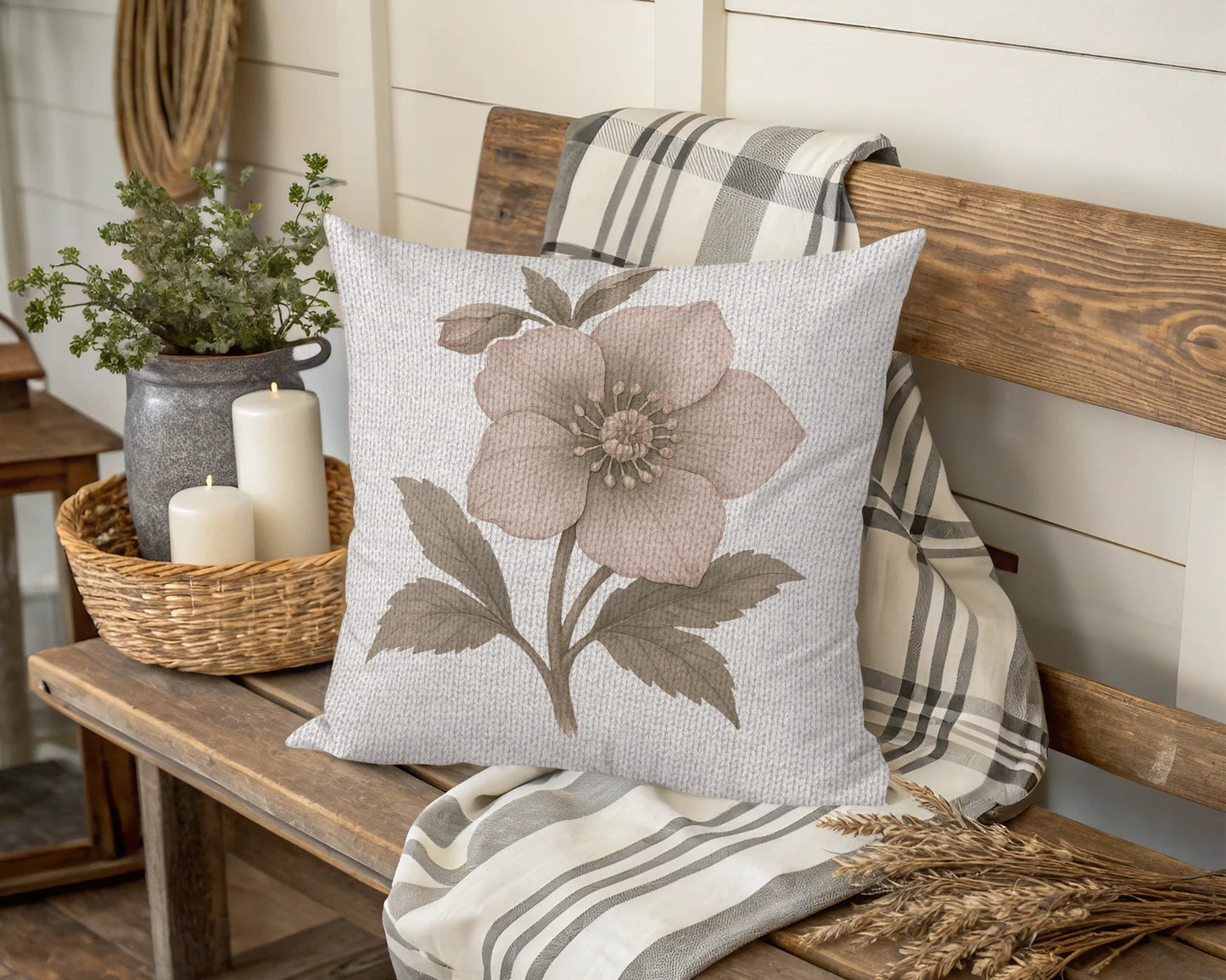 Floral Design Decorative Throw Pillow product