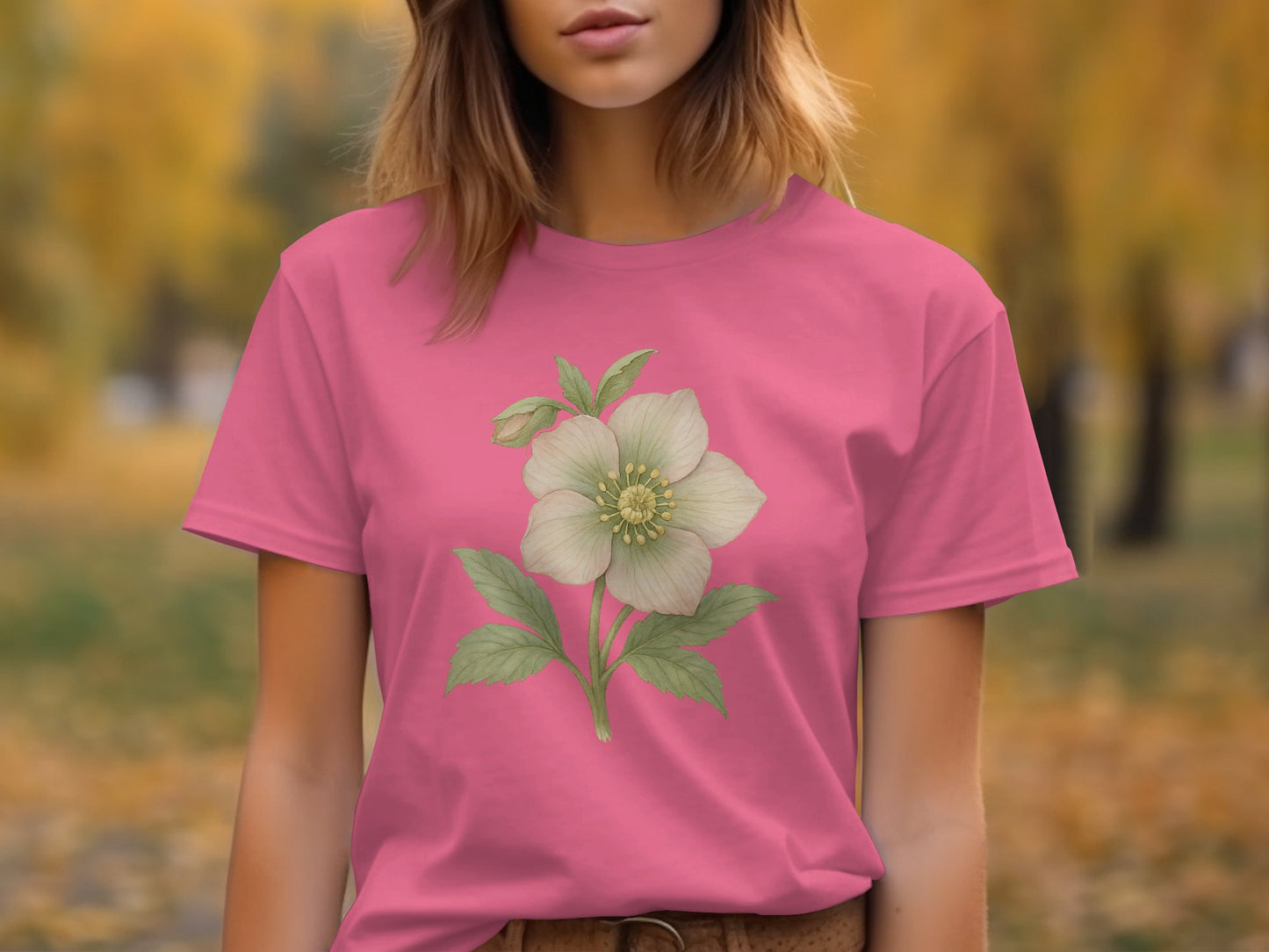 Beautiful Floral Pink Graphic Women's T-Shirt product type