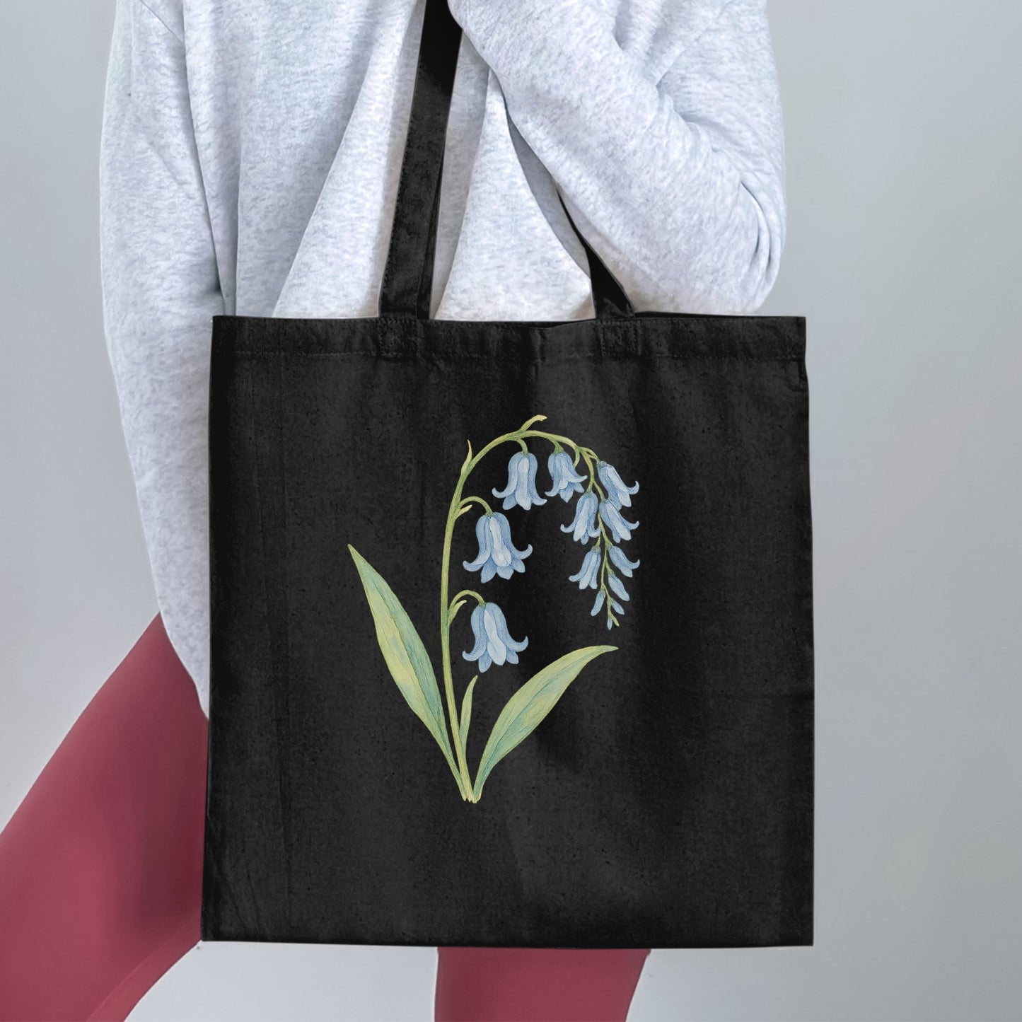 Bluebell Flower Tote Bag Casual Stylish Printed product