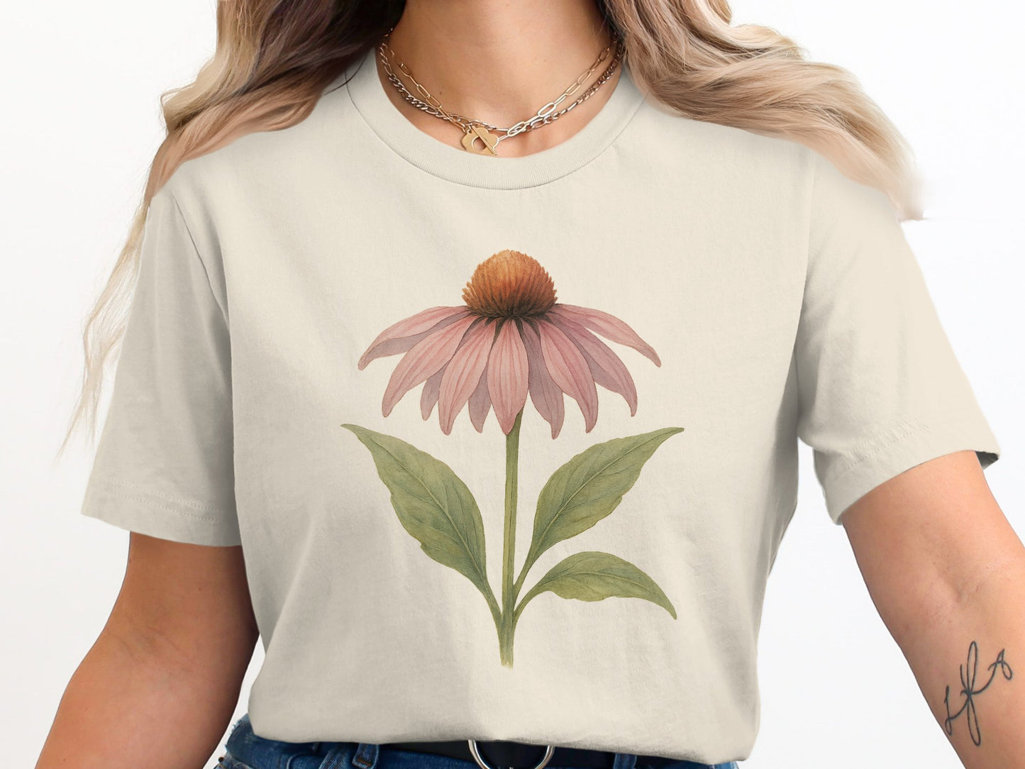 Beautifully Detailed Floral Graphic Tee product type
