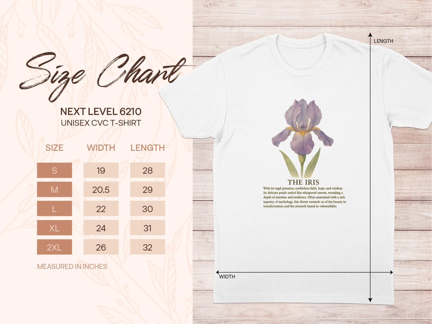 The Iris Graphic Print Unisex CVC T-Shirt product