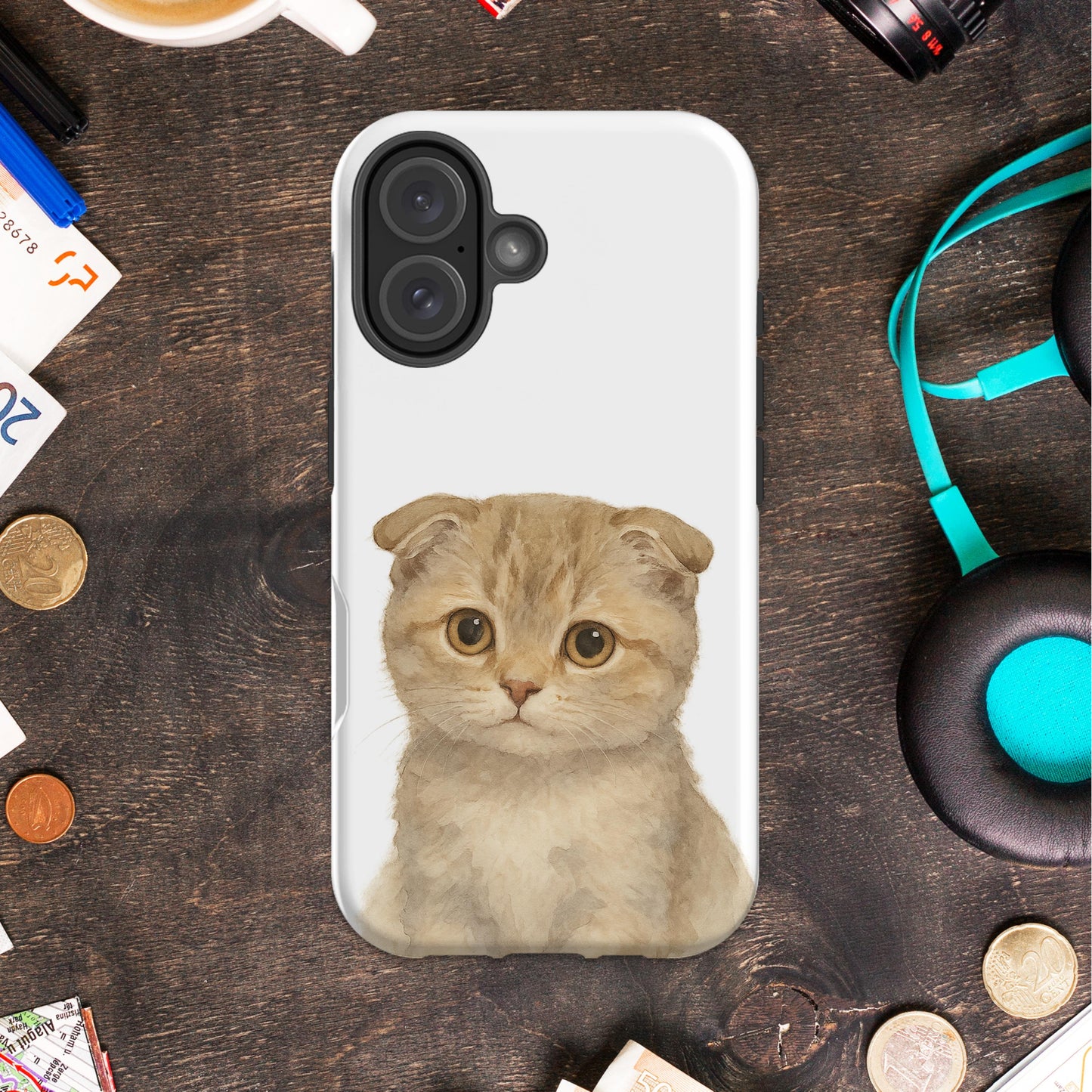 Adorable Kitten Design Phone Case product