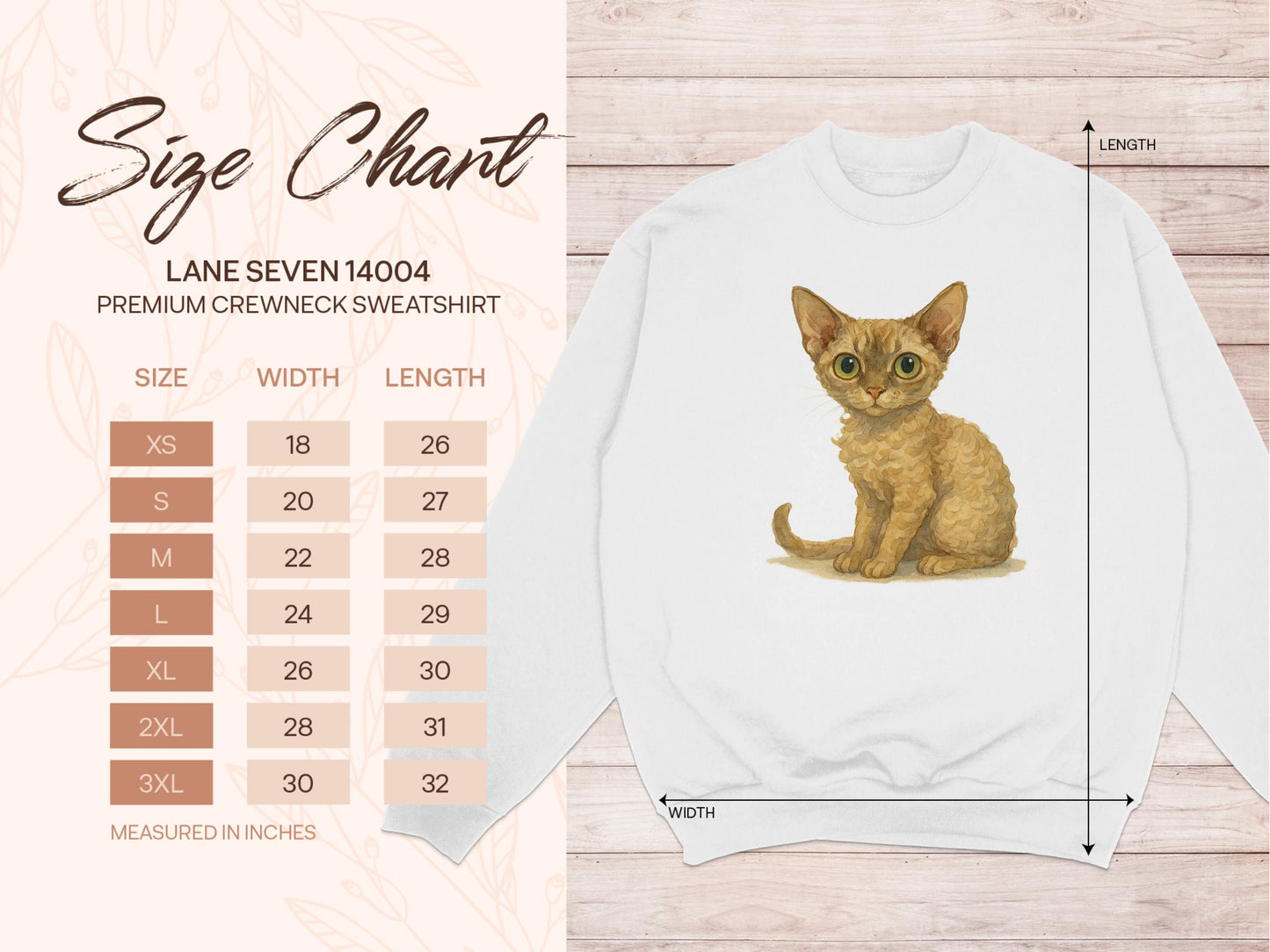 Adorable Kitten Illustration Premium Crewneck Sweatshirt product type