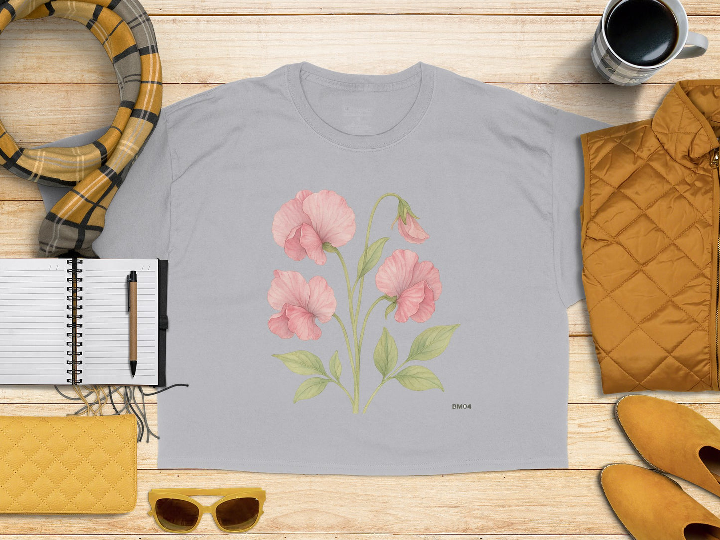 Floral Graphic Tee with Stylish Design shirt product