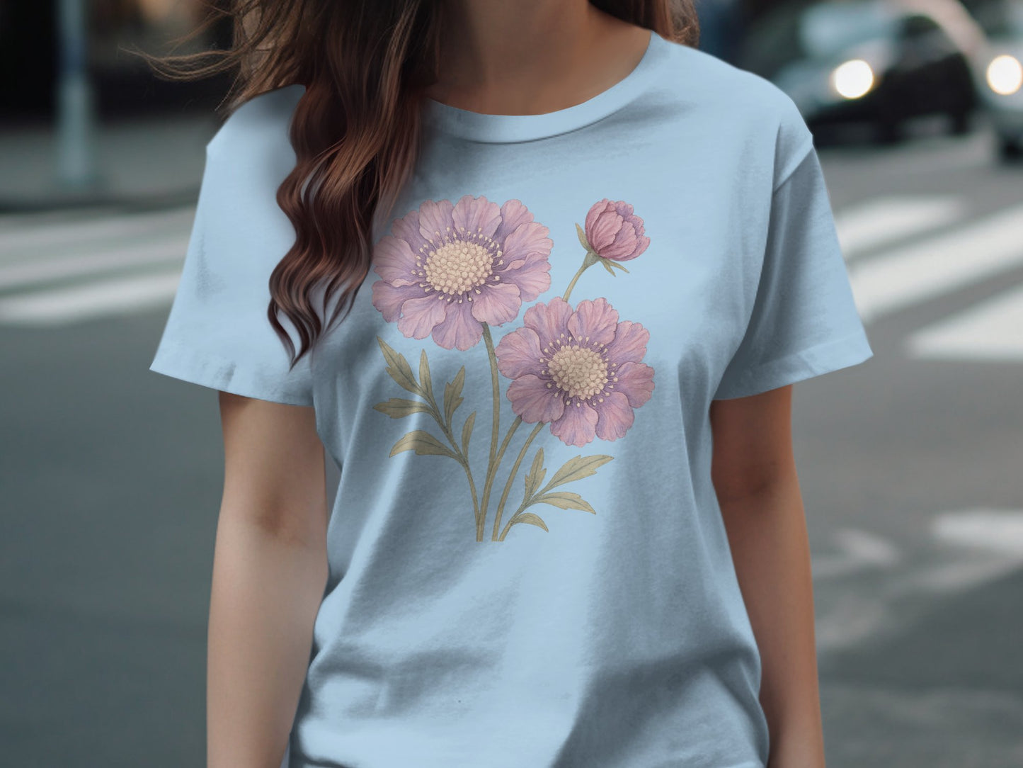 Beautiful Pink Blossom Graphic Printed T-Shirt product type