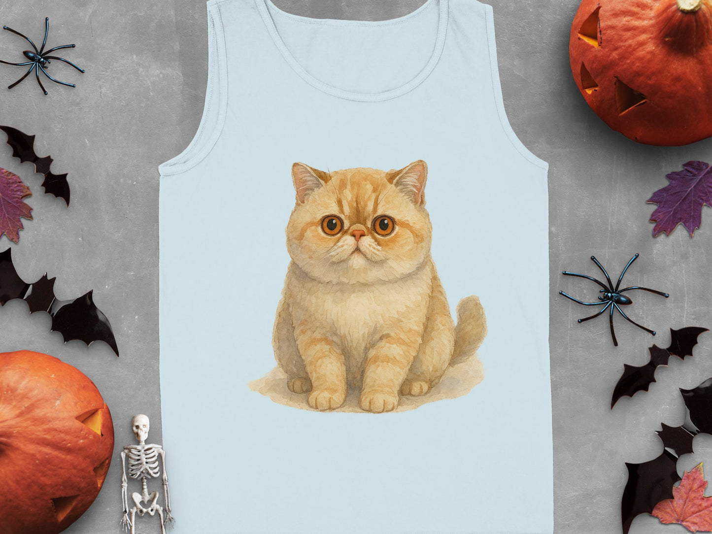 Cute Cartoon Cat Design Halloween Tank Top product type