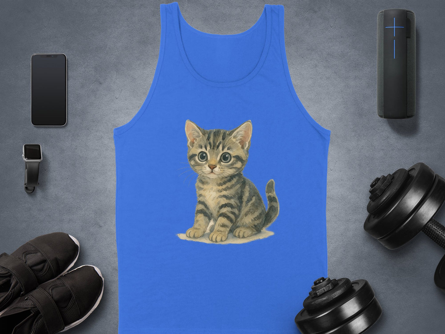 Cute Kitten Graphic Design Tank Top product type