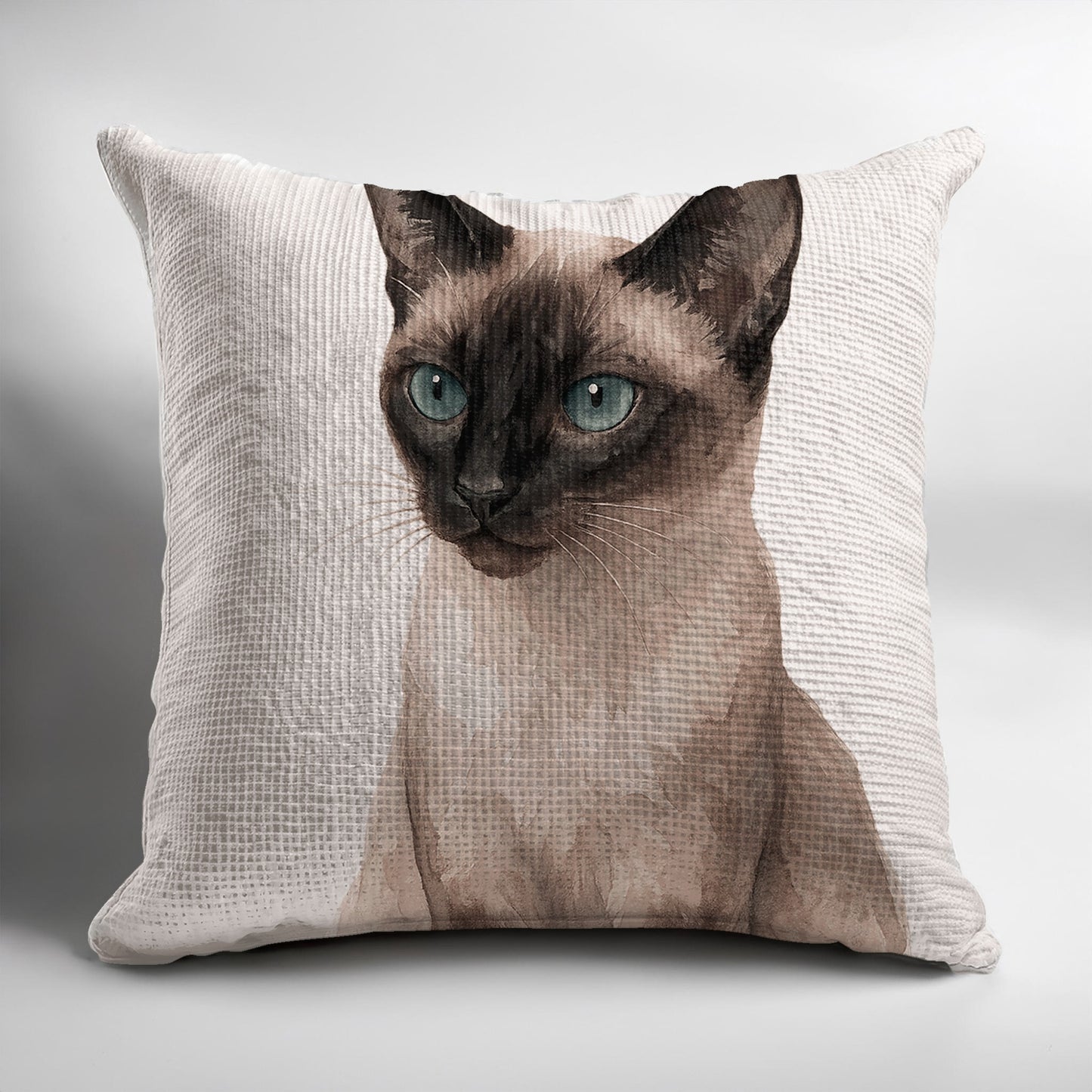 Siamese Cat Design Throw Pillow product