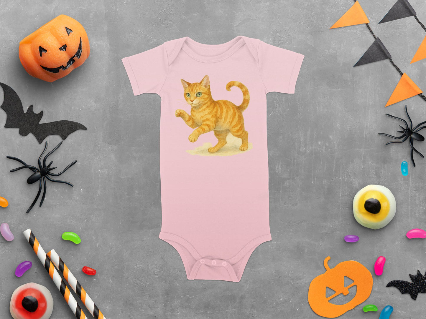 Adorable Halloween Kitty Cat Design for baby product