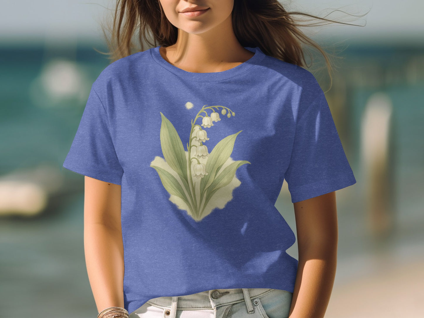 Beach Vibes Blue T-Shirt Casual Summer product type