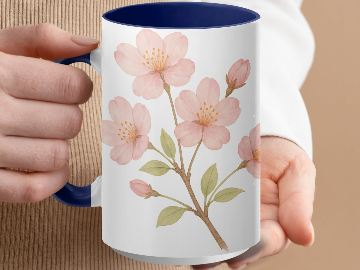 Beautiful Cherry Blossom Design Coffee Mug product