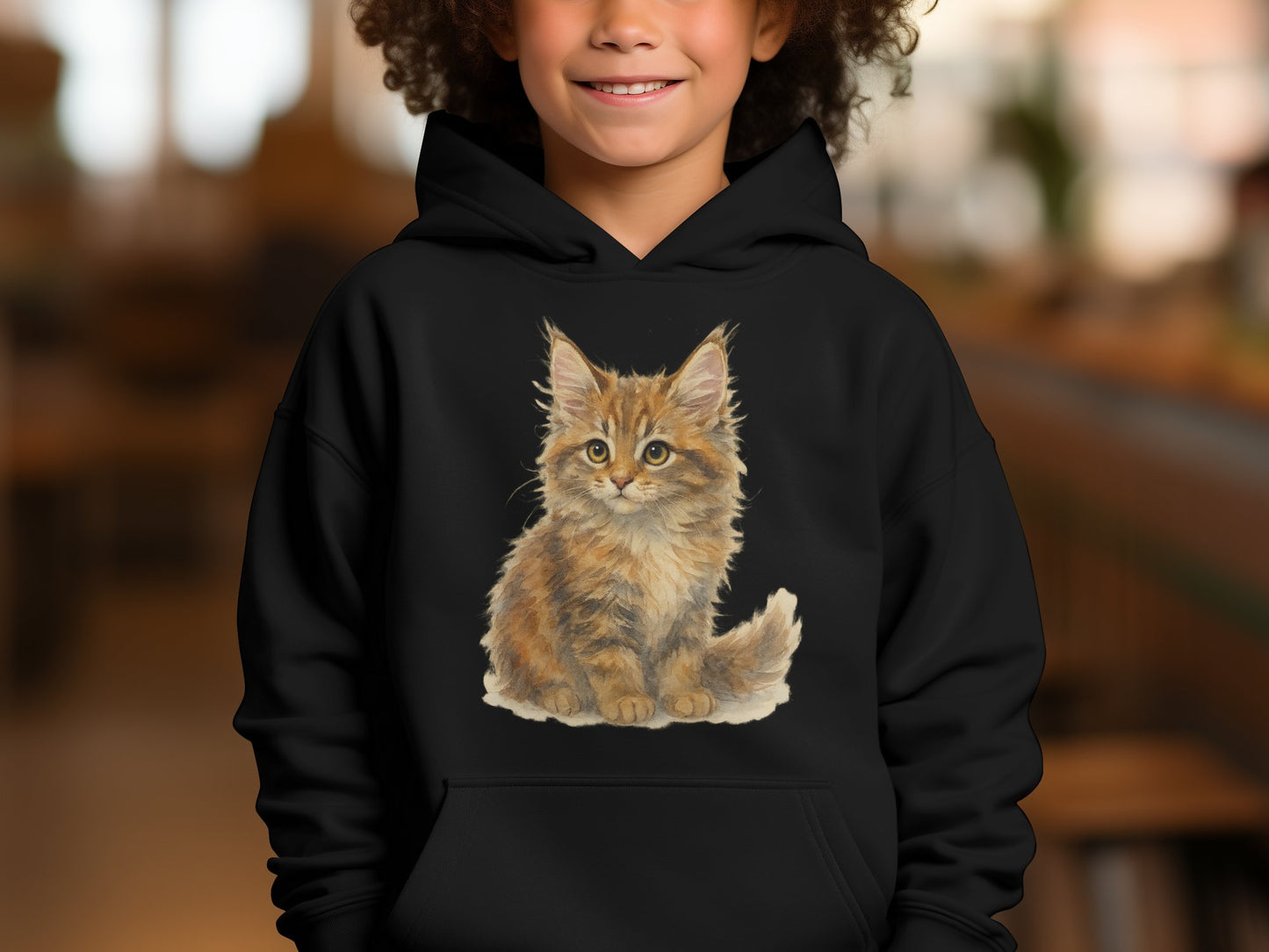 Adorable Cat Design Hoodie Cozy and Stylish Product
