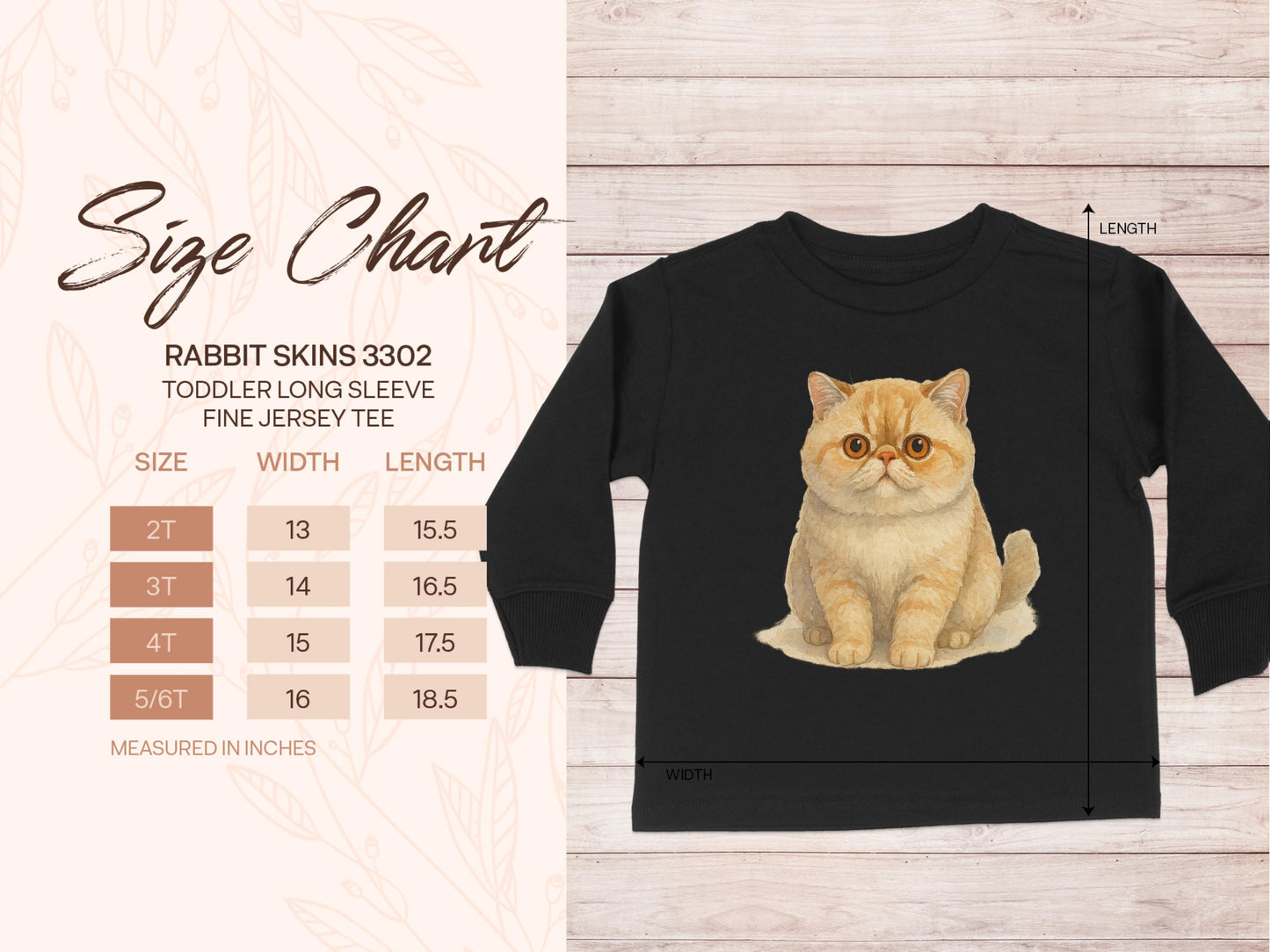 Cute Toddler Long Sleeve Cat Print Fine Jersey product