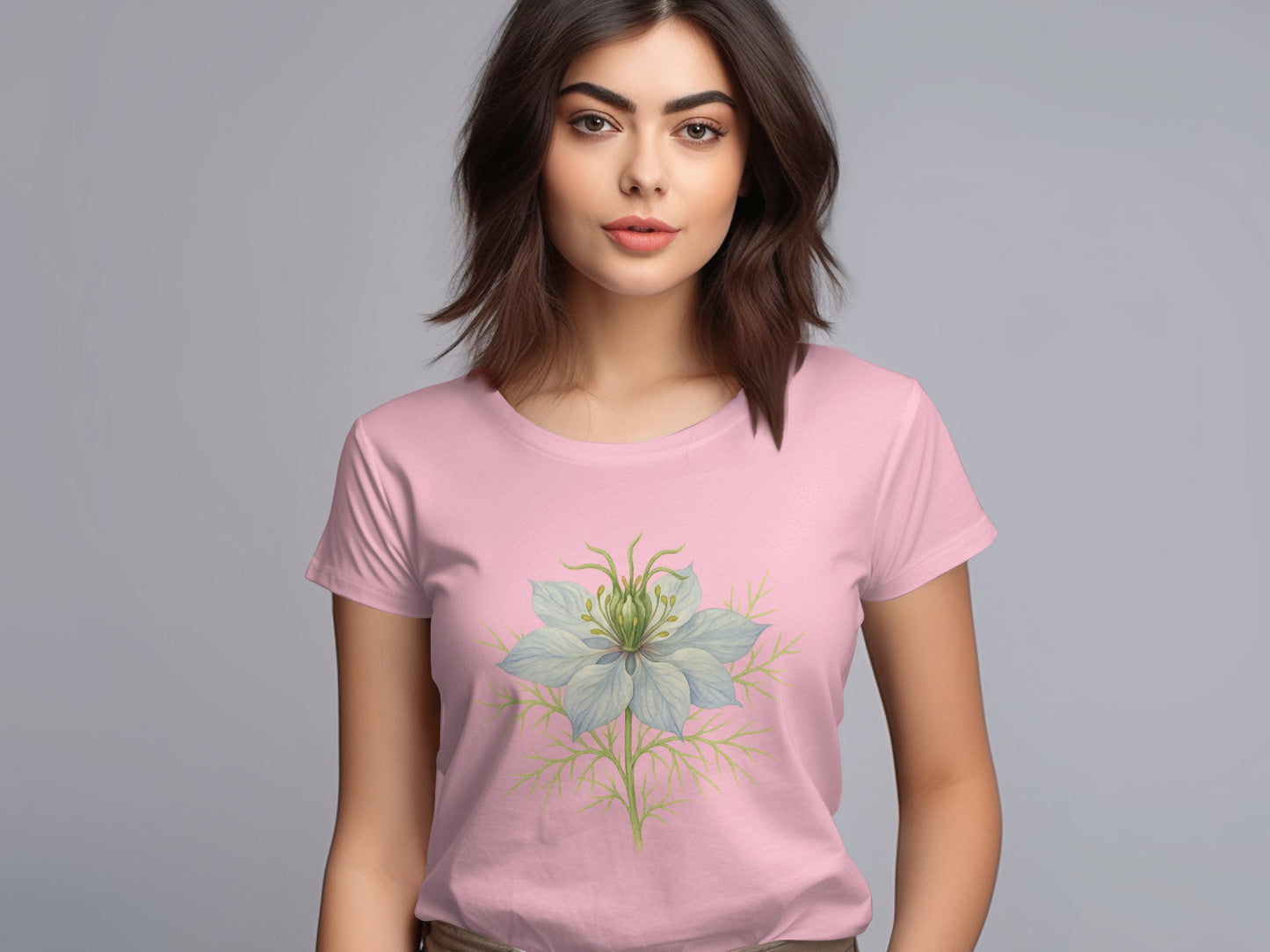 Floral Design Tee Perfect for Casual Wear product type