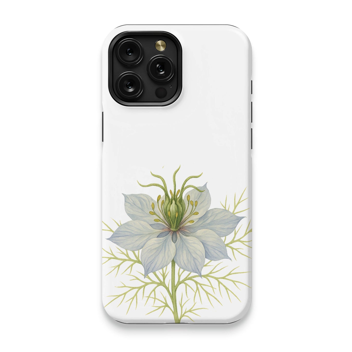 Floral Design White Phone Case product