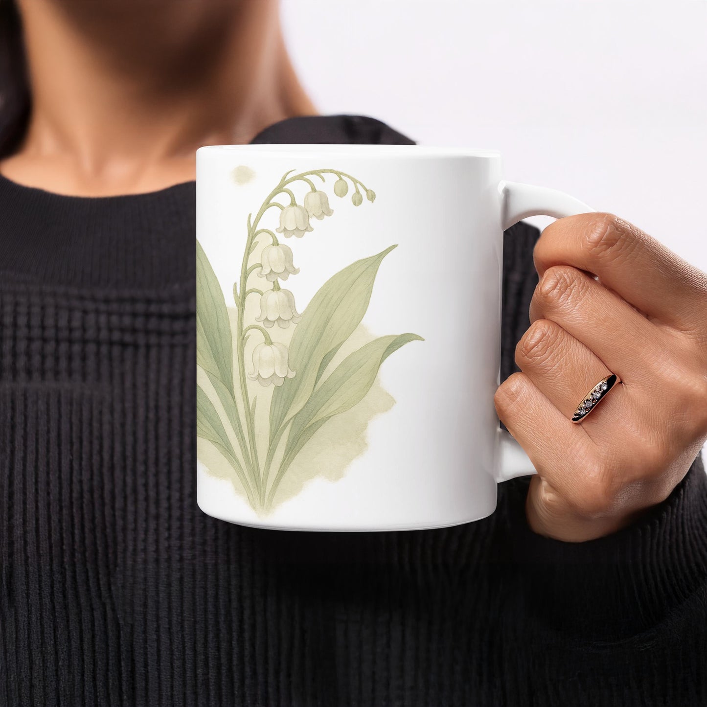 Botanical Lily of the Valley Coffee Mug Product
