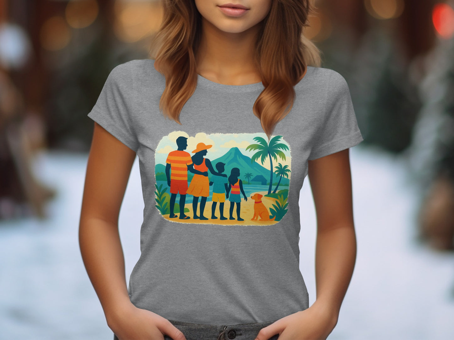 Scenic Family Vacation Graphic T-shirt product type