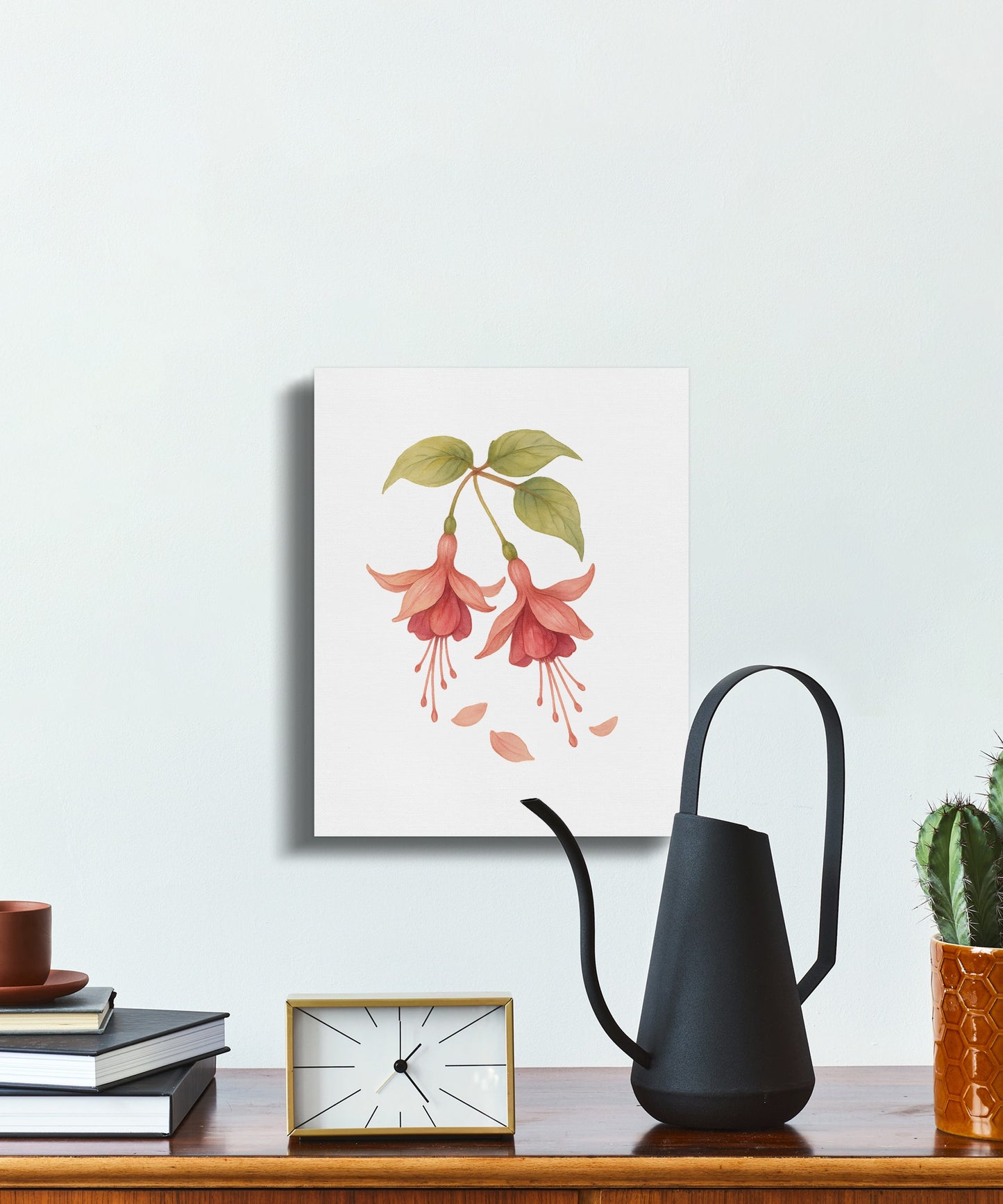 Hanging Fuchsia Botanical Wall Art for Home Decor product